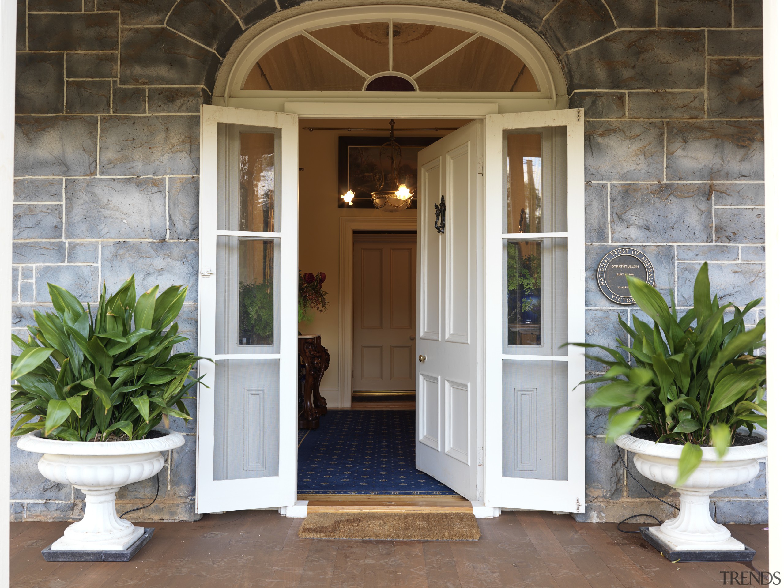 One of the earliest homesteads in Victoria, this door, estate, home, porch, real estate, structure, window, brown