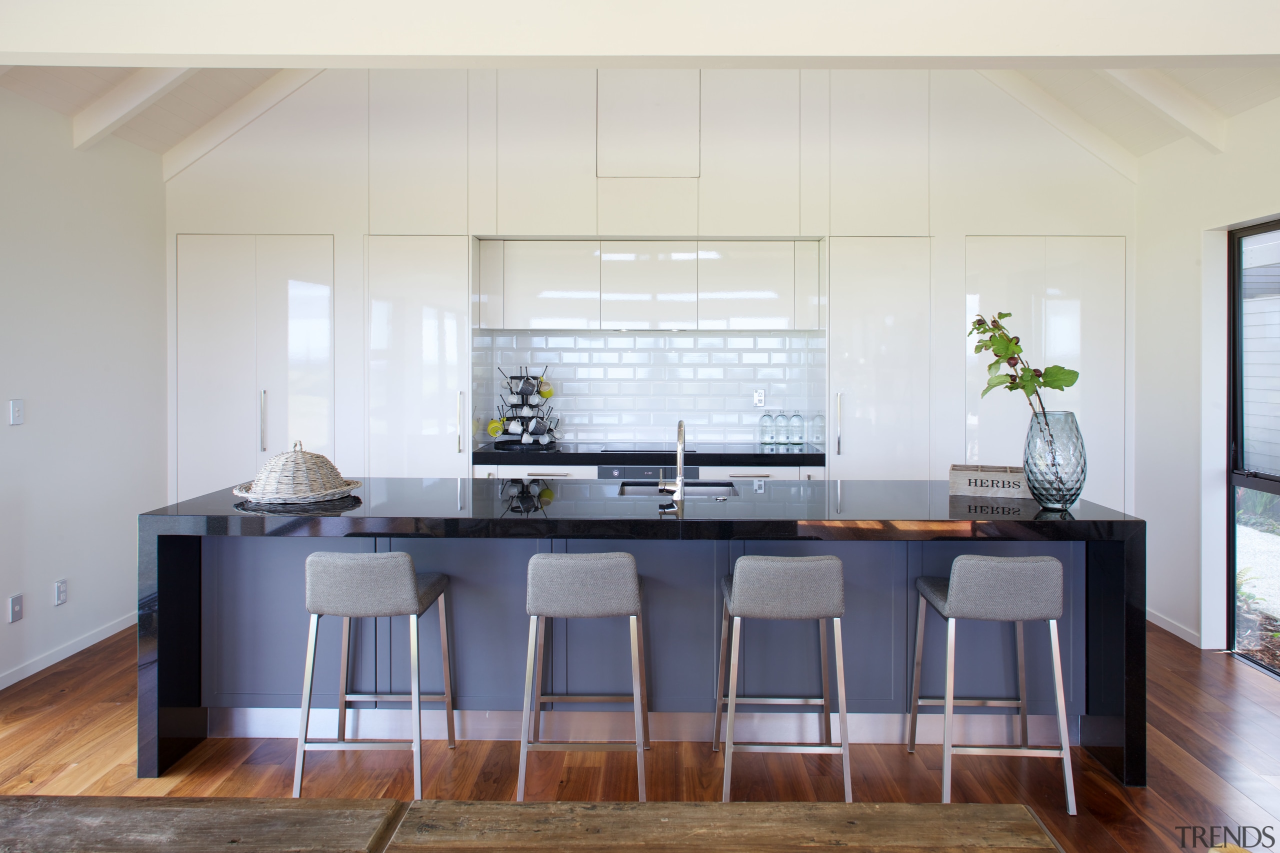 The kitchen in the new country show home countertop, cuisine classique, furniture, interior design, kitchen, real estate, room, table, gray