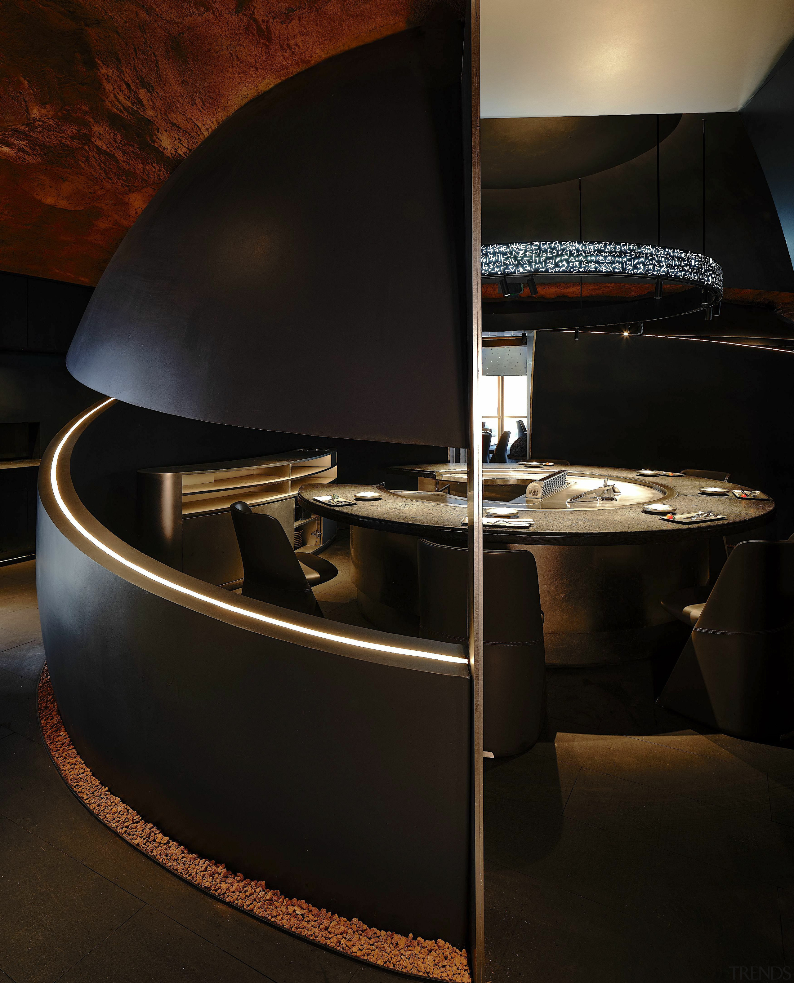 One of the private rooms. - Interstellar teppanyaki 