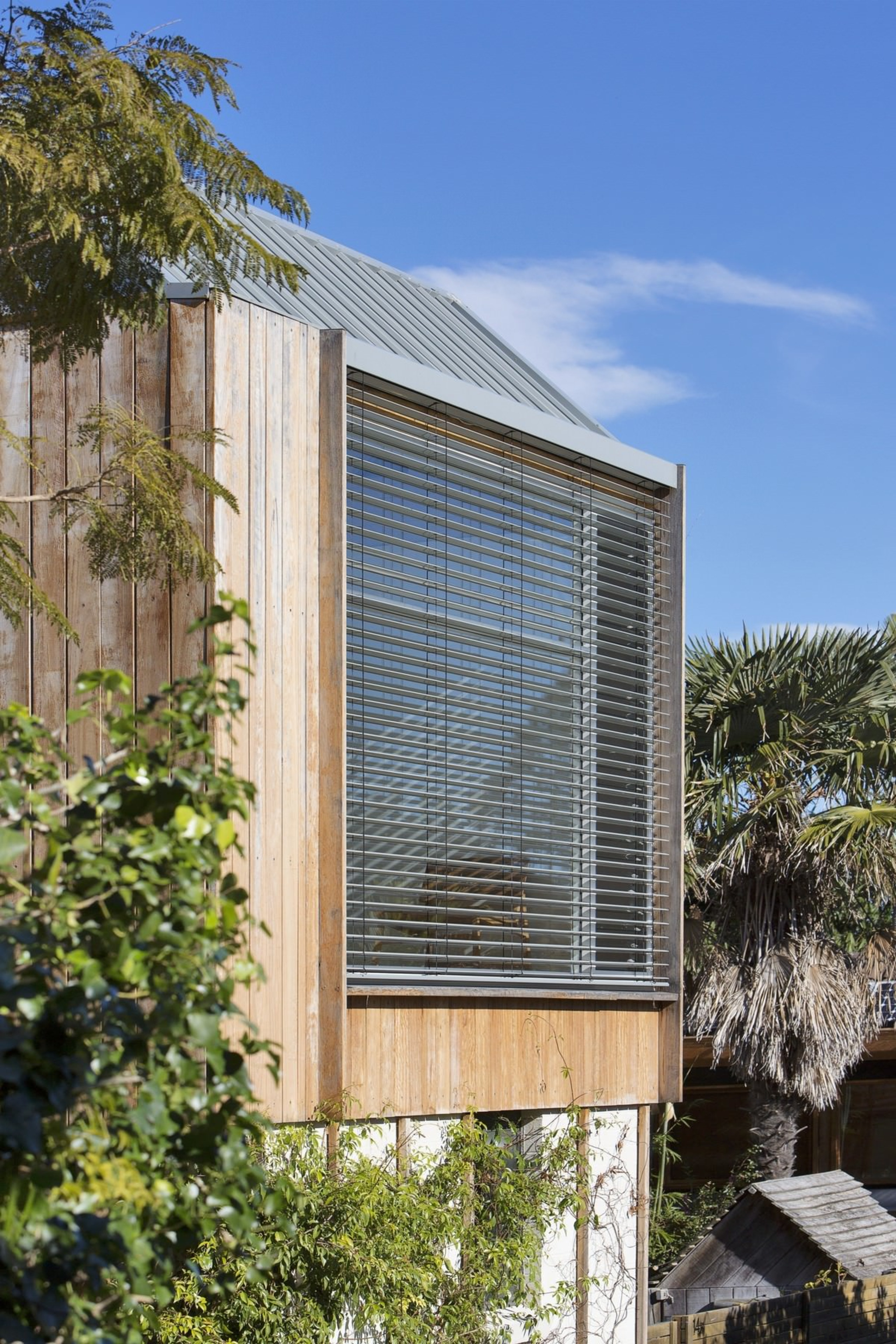 These shutters keep the bedroom private - From architecture, building, daylighting, facade, home, house, real estate, residential area, window