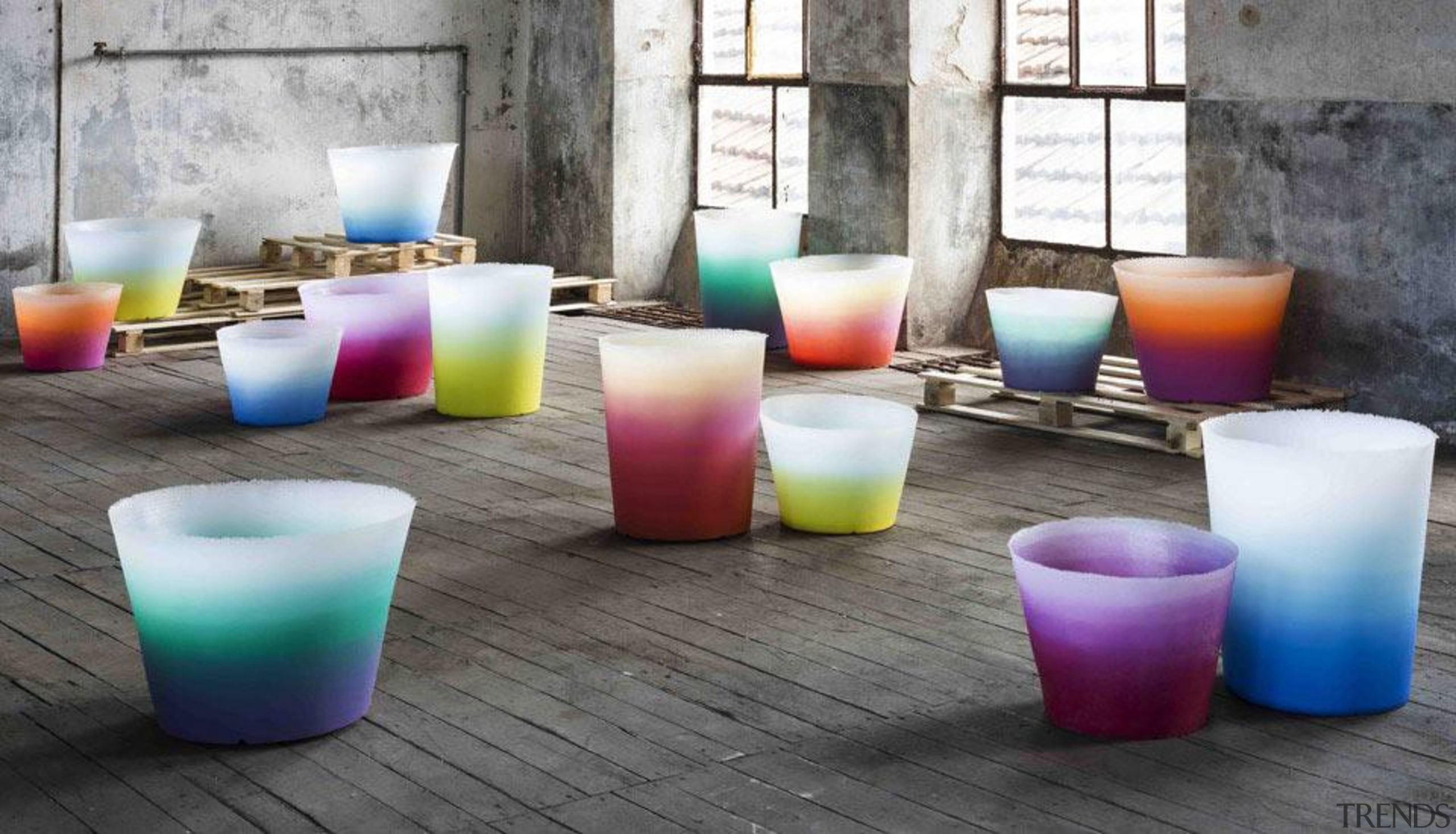 There’s a whole spectrum of colour to enjoy chair, furniture, interior design, lighting, plastic, product, table, gray, white