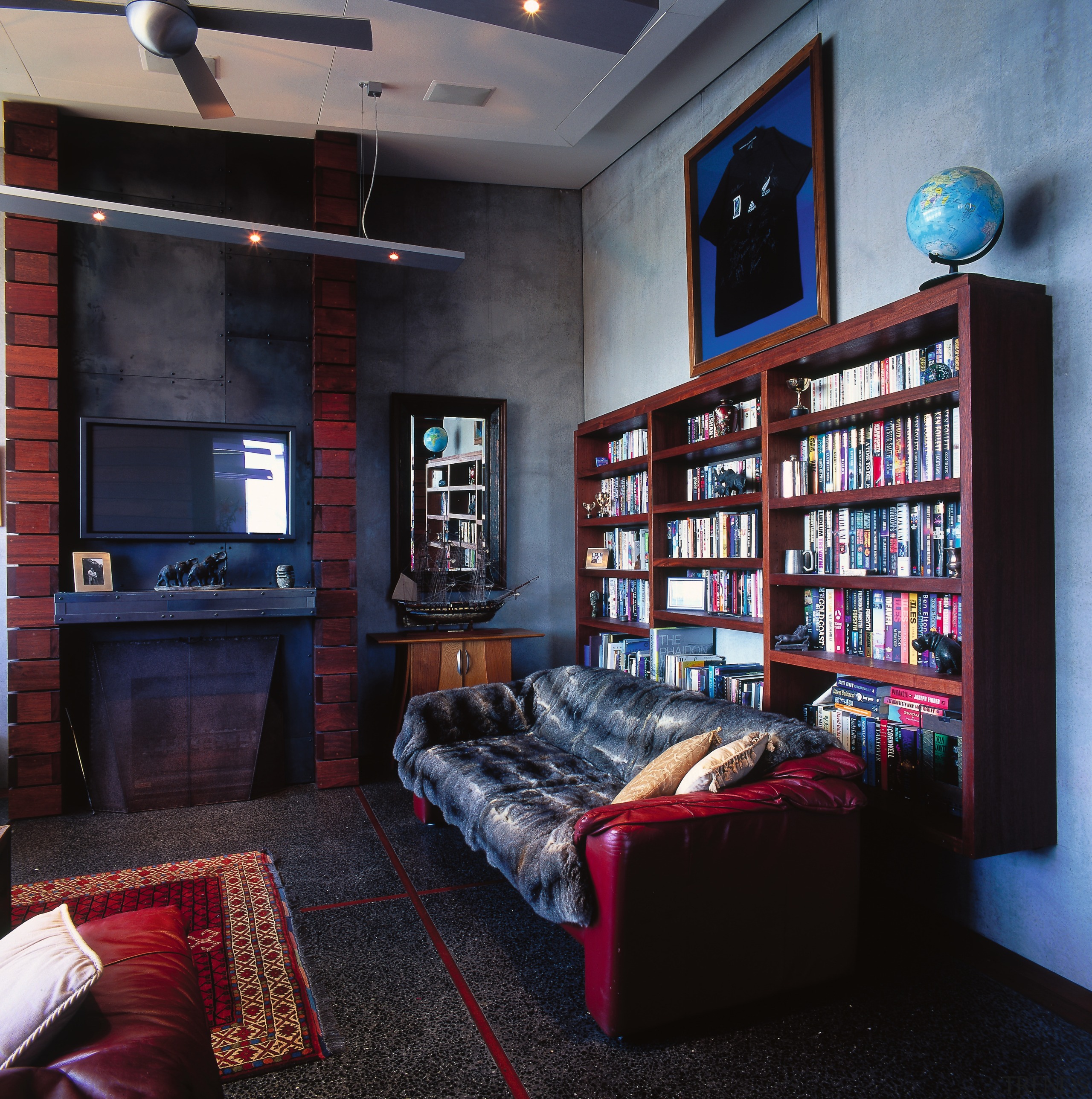 view of the  informal living area featuring home, interior design, living room, room, black