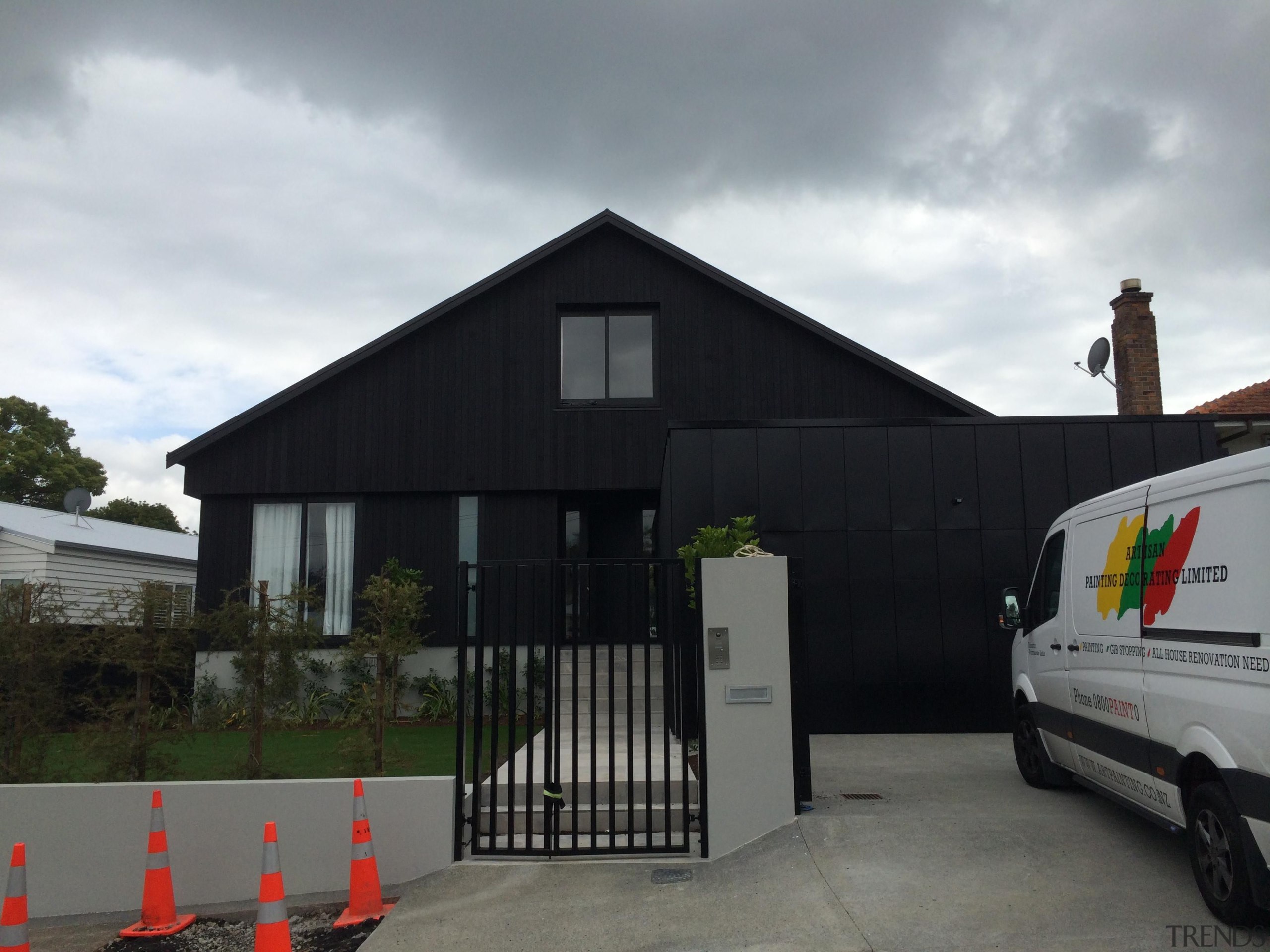 Kenny Rd. house 2 - Kenny Rd. house architecture, building, car, facade, home, house, luxury vehicle, property, real estate, roof, vehicle, black, gray, white