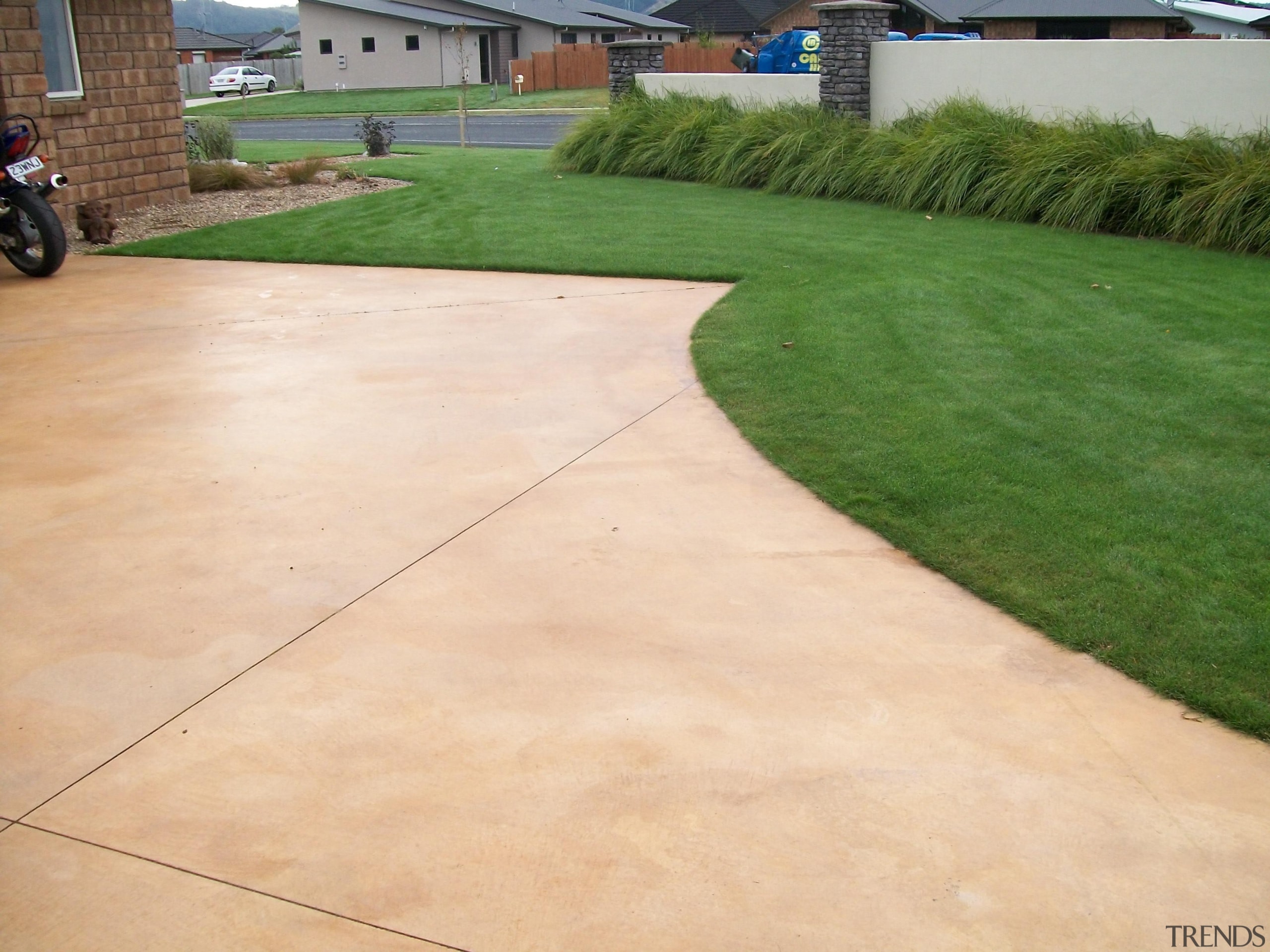 Colourmix 29 - Colourmix_29 - asphalt | driveway asphalt, driveway, grass, landscape, lawn, material, path, road surface, walkway, orange