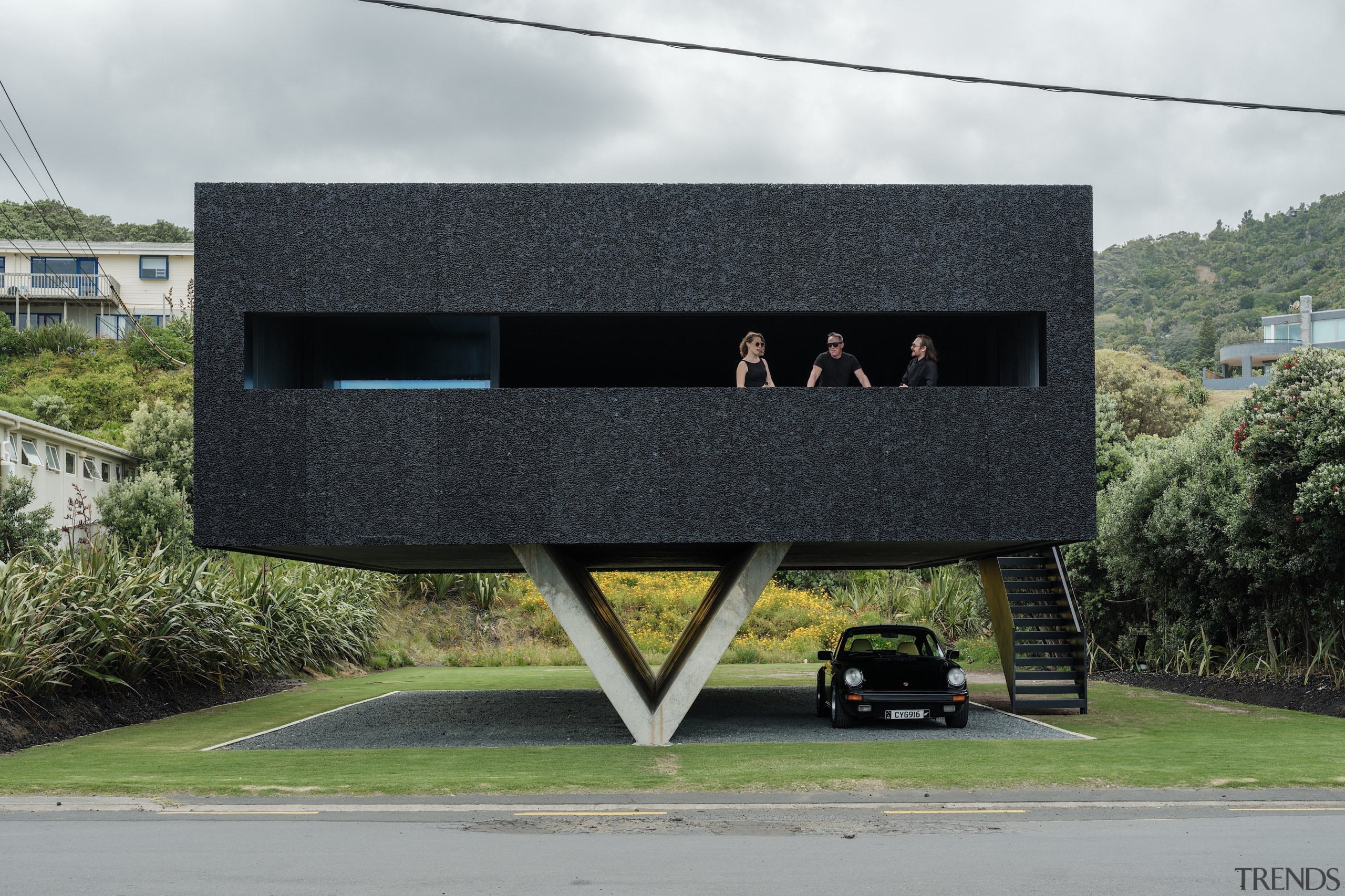 The brief called for an iconic residence where 