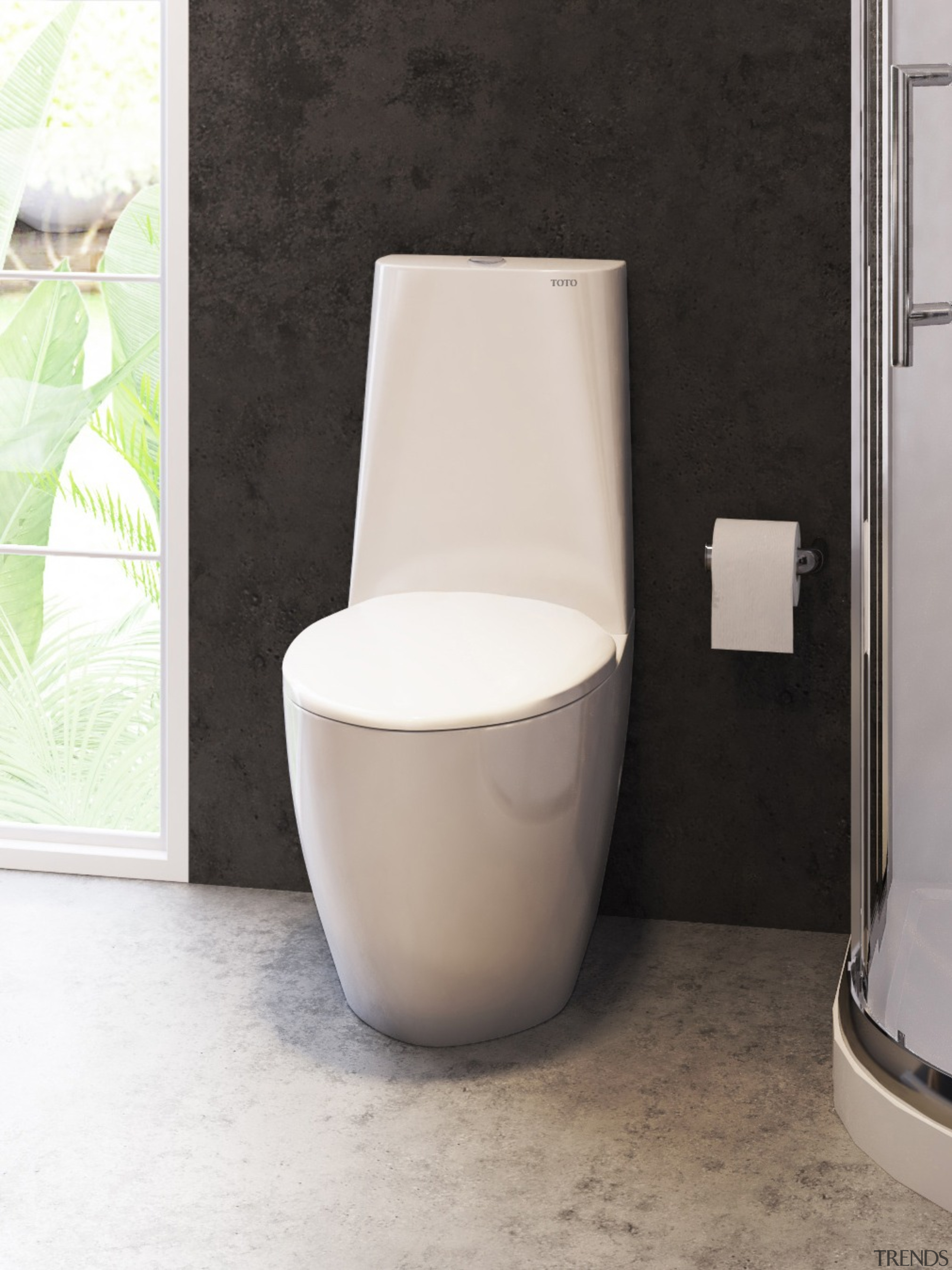 The timeless designs of TOTO toilet suites set ceramic, plumbing fixture, tap, toilet, toilet seat, white, black