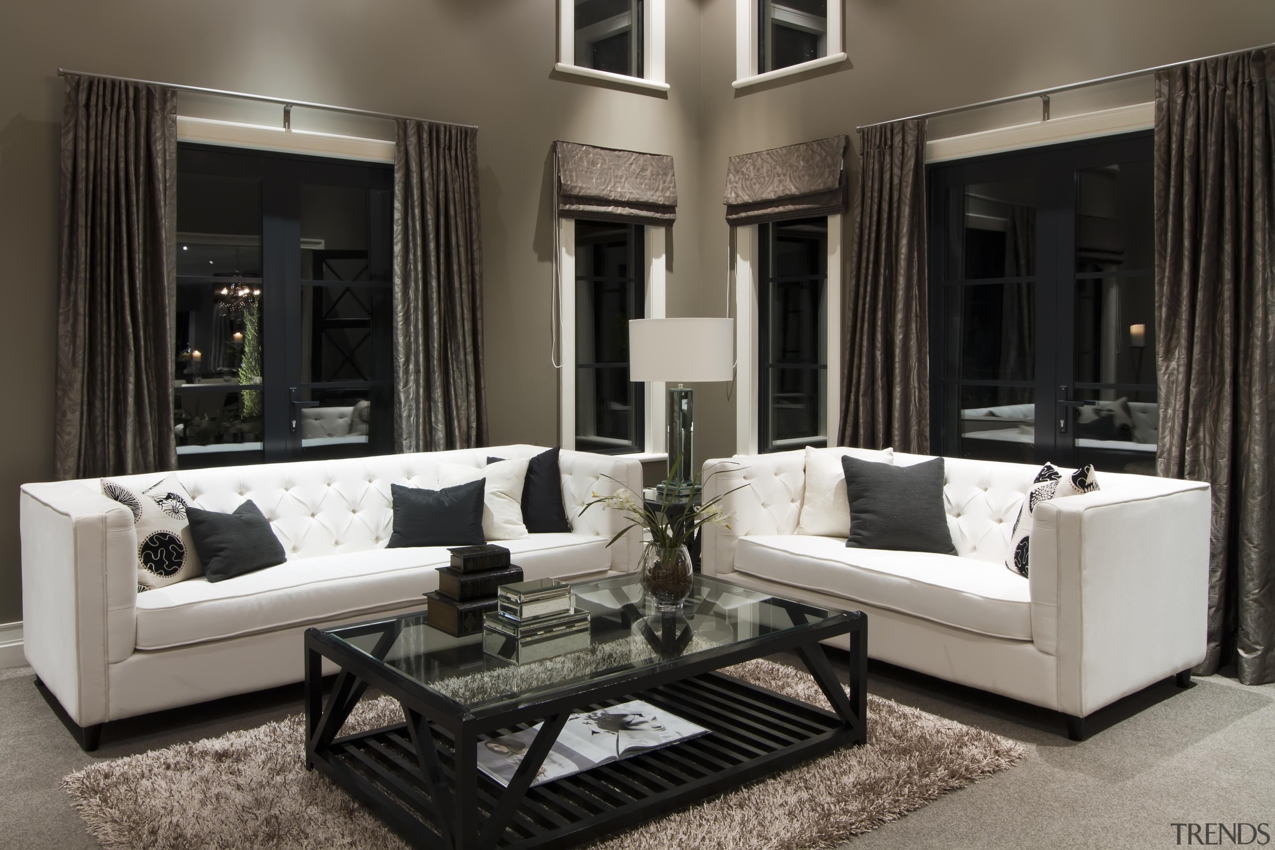 013albany showhome int 9 - Albany Showhome Int couch, floor, flooring, furniture, interior design, living room, room, table, window, gray, black