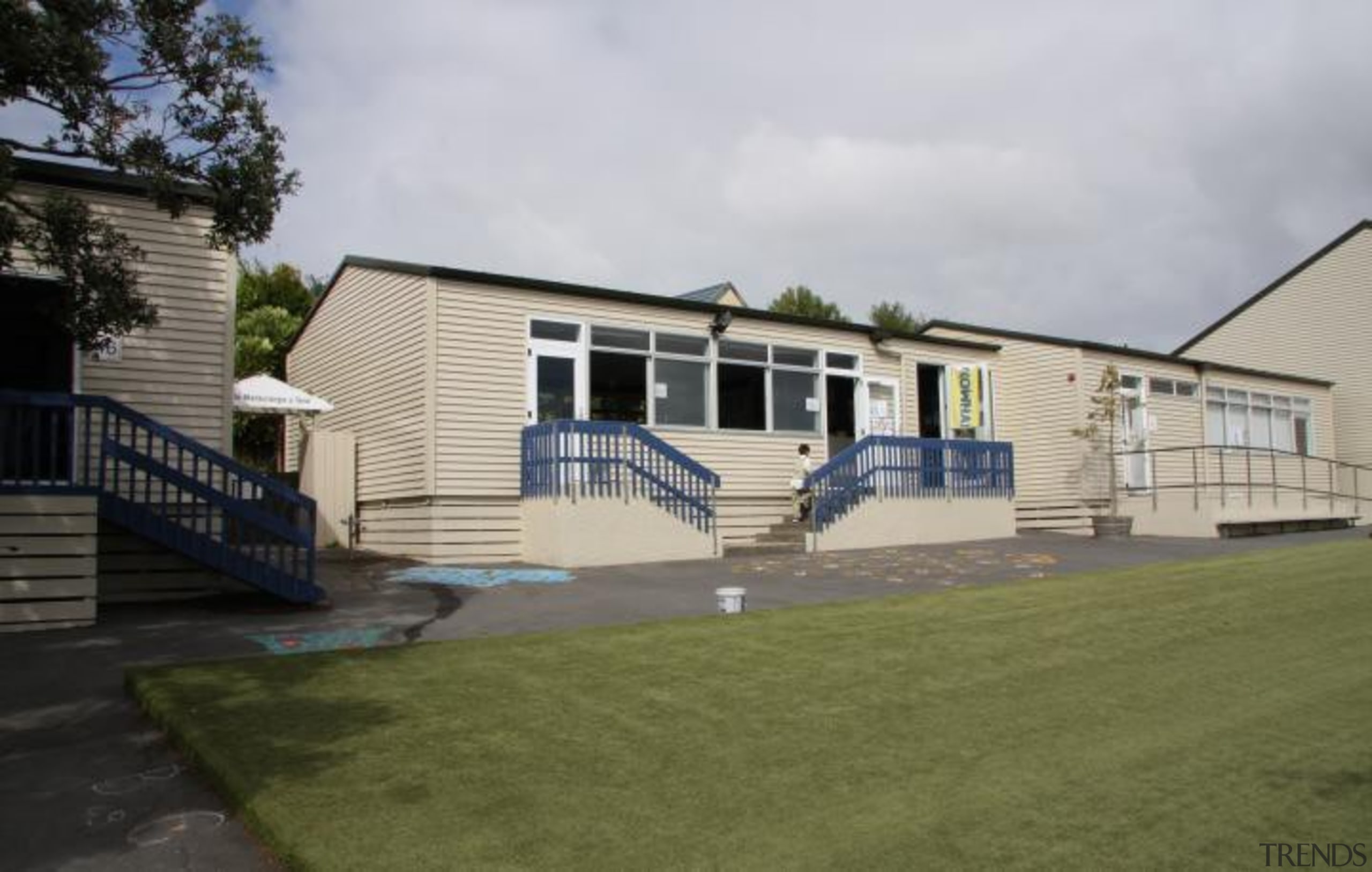 Tru-Pine - building | cottage | facade | building, cottage, facade, home, house, luxury vehicle, property, real estate, residential area, siding, window, gray, brown