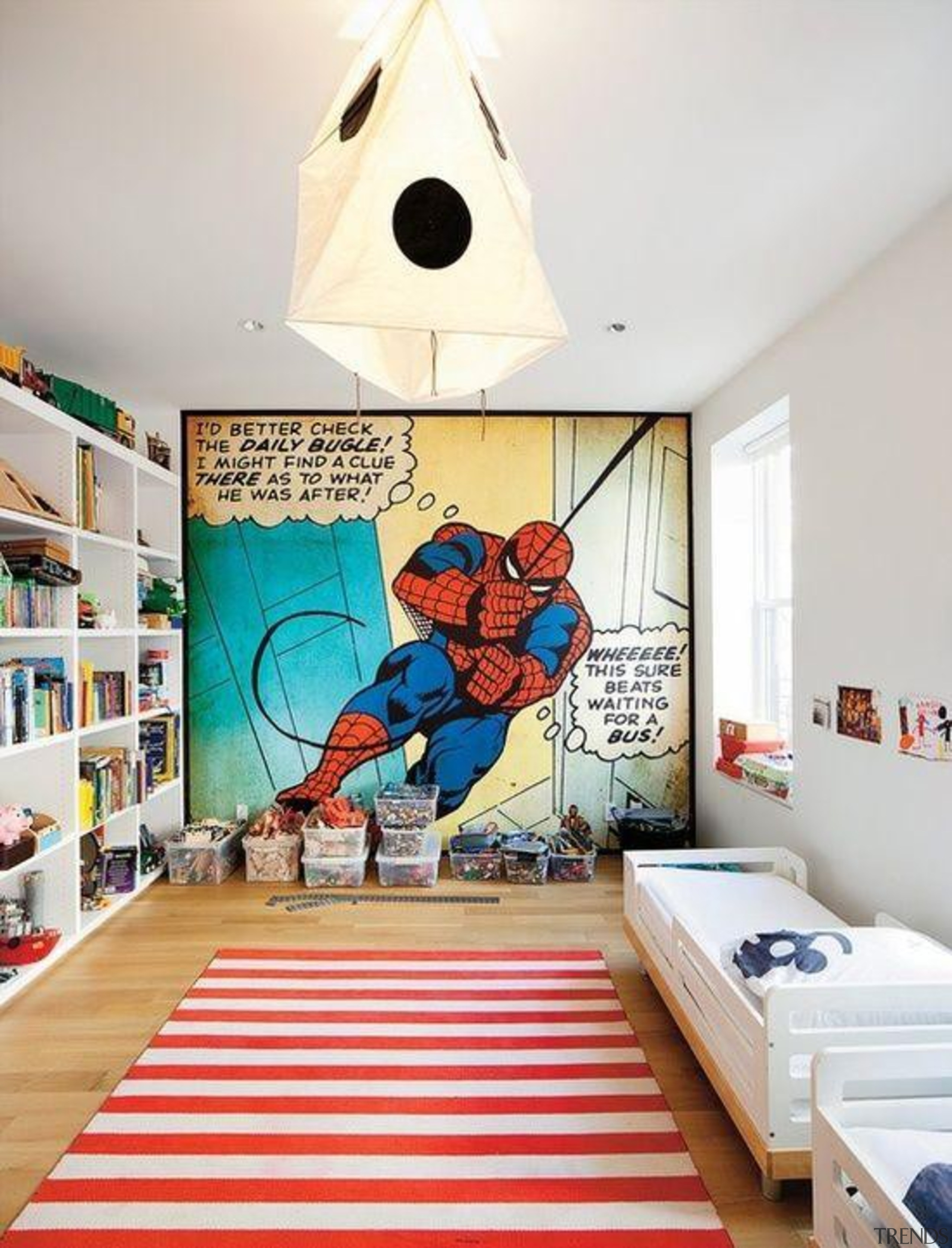 Creative and unique children's bedrooms - Amazing Kids' ceiling, interior design, mural, room, wall, white