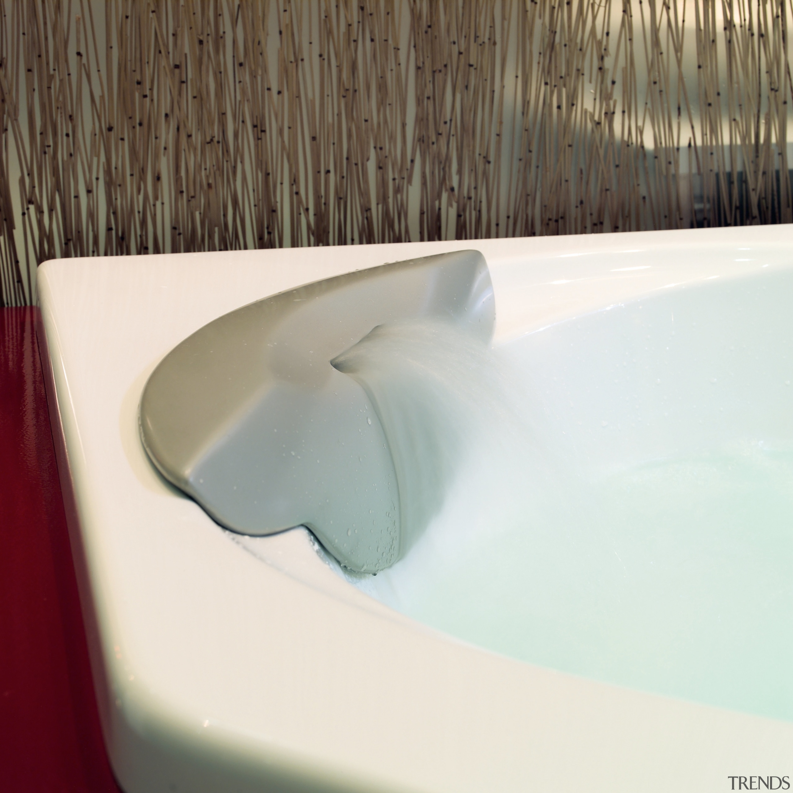 A detail of a bath - A detail bathroom sink, bathtub, bidet, plumbing fixture, product design, sink, tap, toilet seat, white