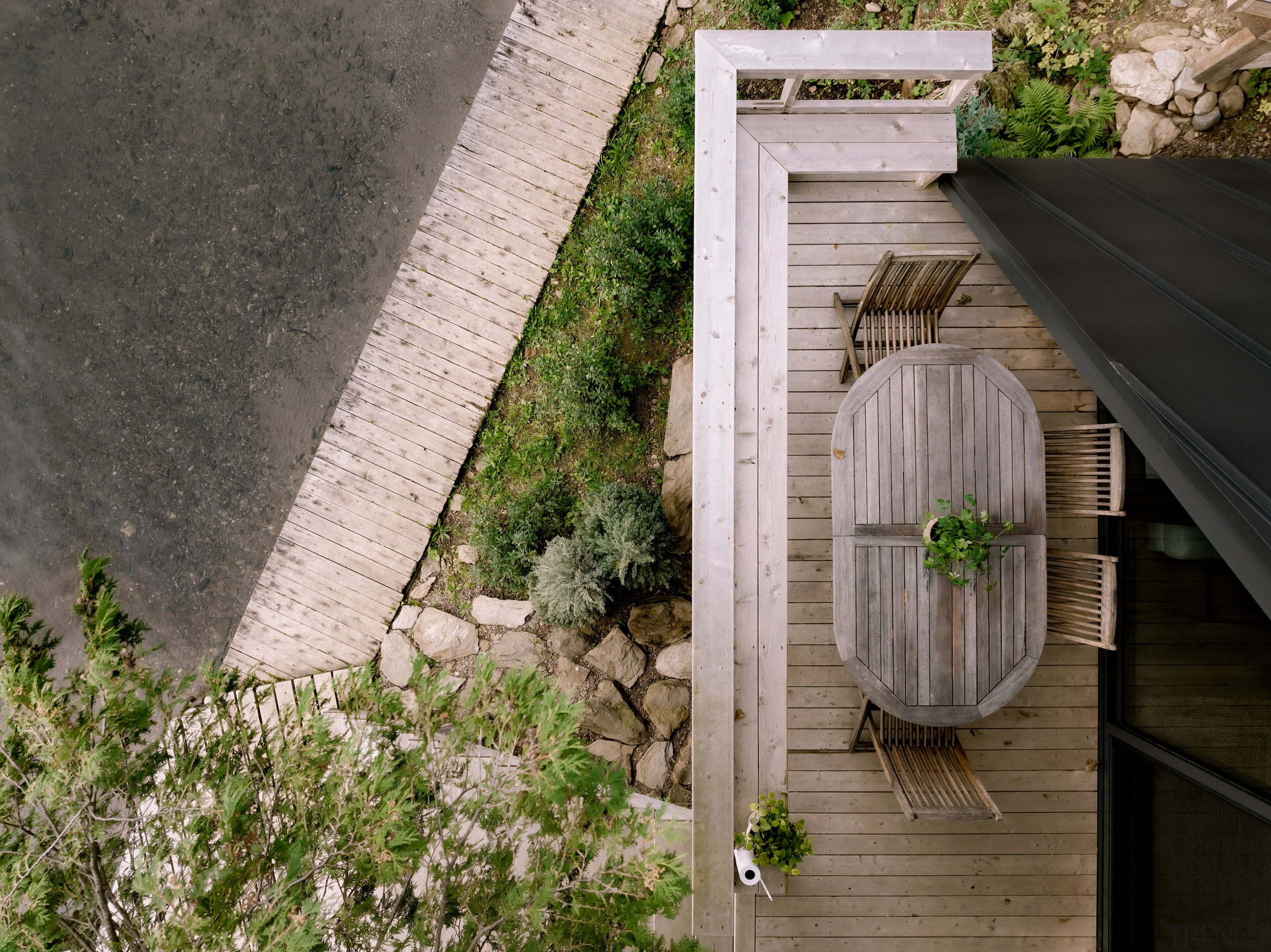 Timber elements will weather gracefully. - Honouring the 