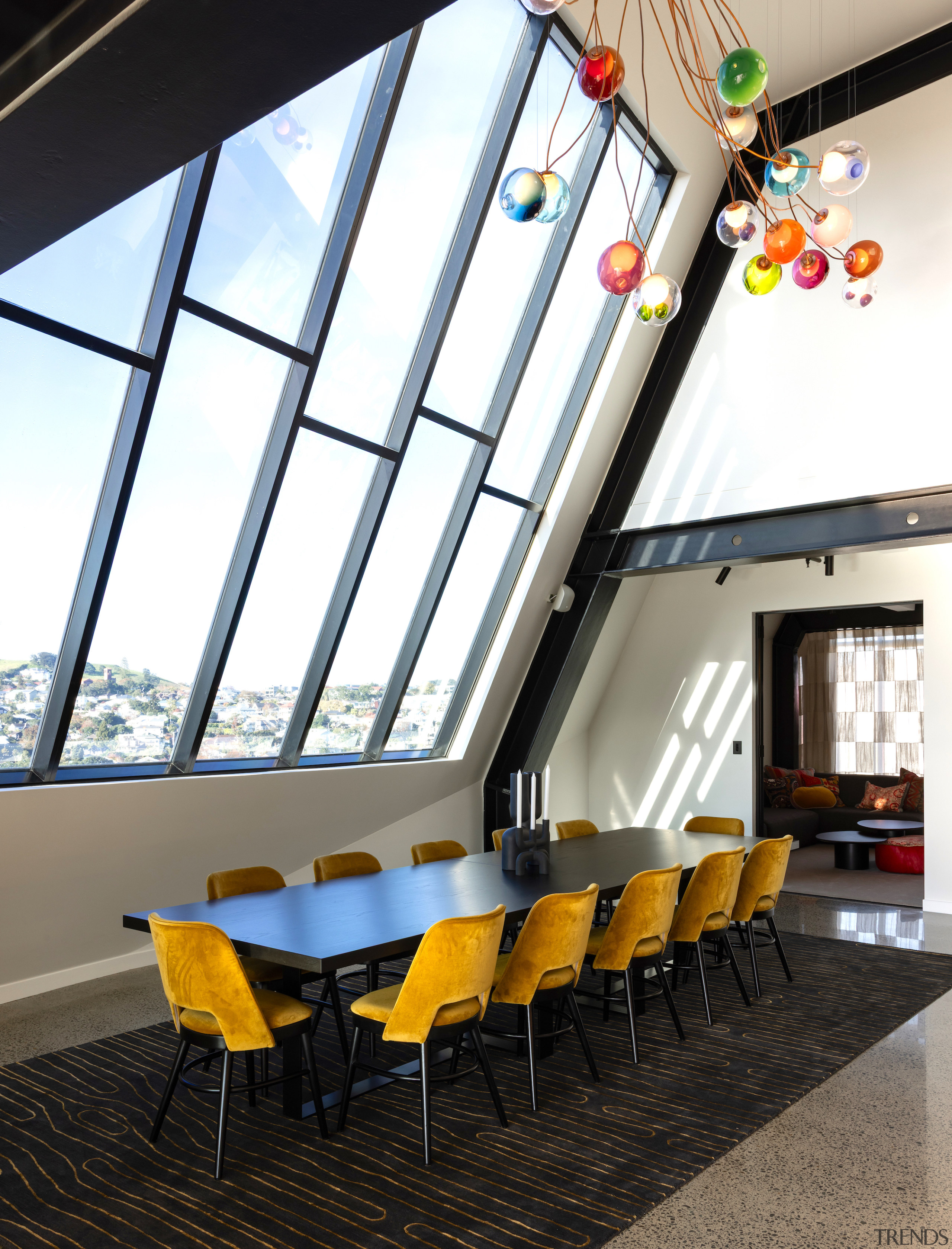 Designer: In the large void space above the 