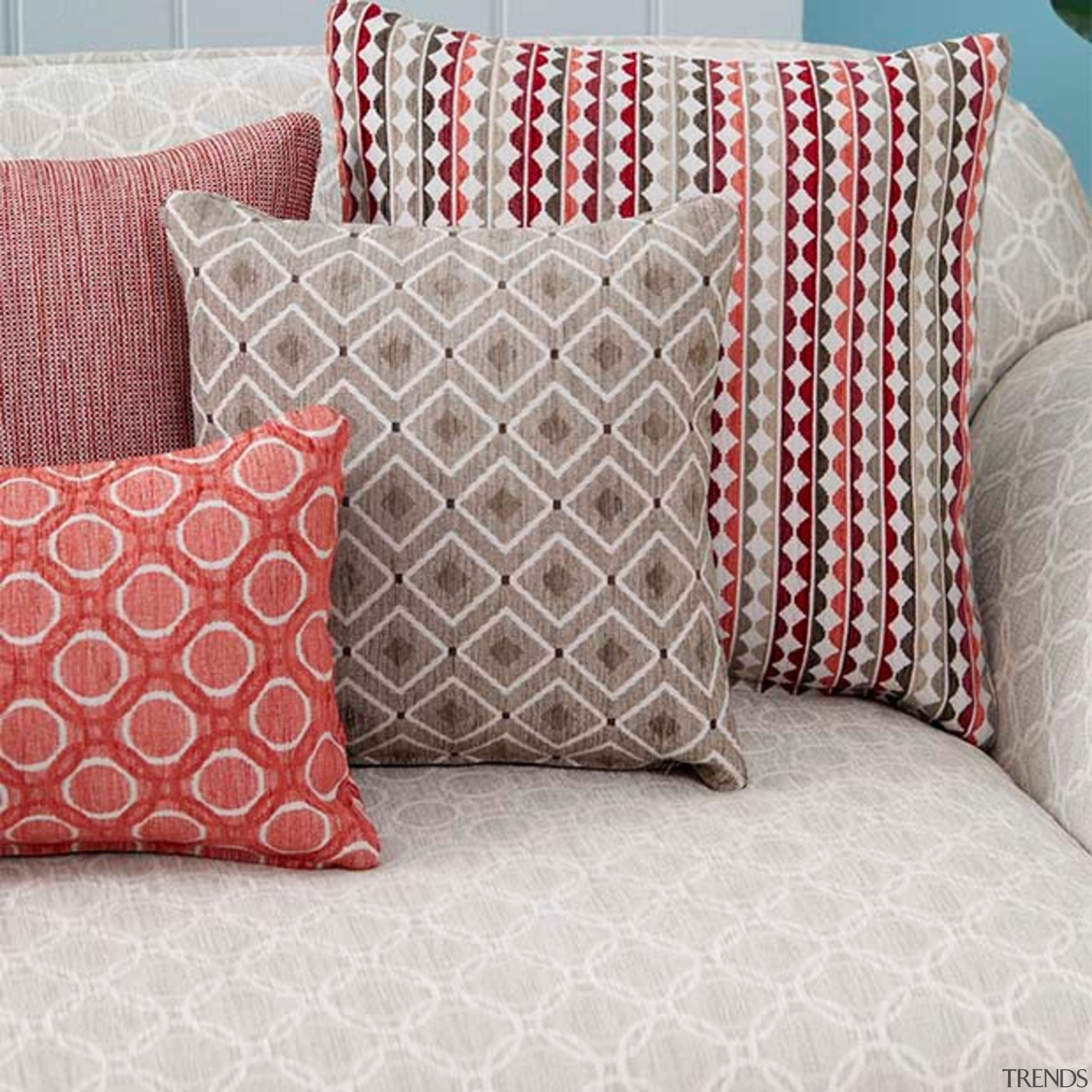 Bold, playful and unique, Nolan is a collection bed sheet, cushion, design, linens, pattern, pillow, product, textile, throw pillow, gray