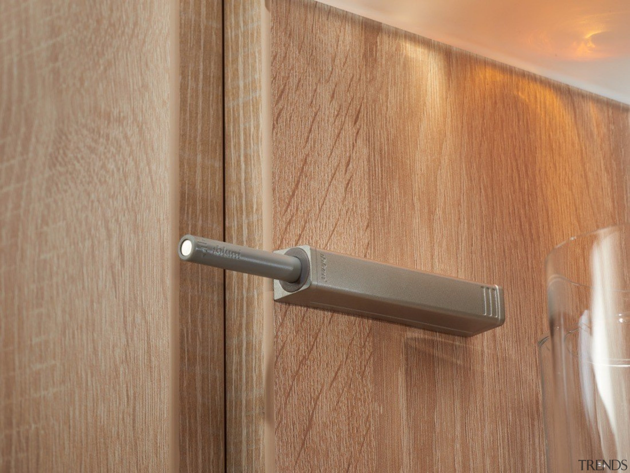 CLIP top - Hinge System - angle | angle, door, door handle, hardwood, plywood, product design, wall, wood, wood stain, brown, orange