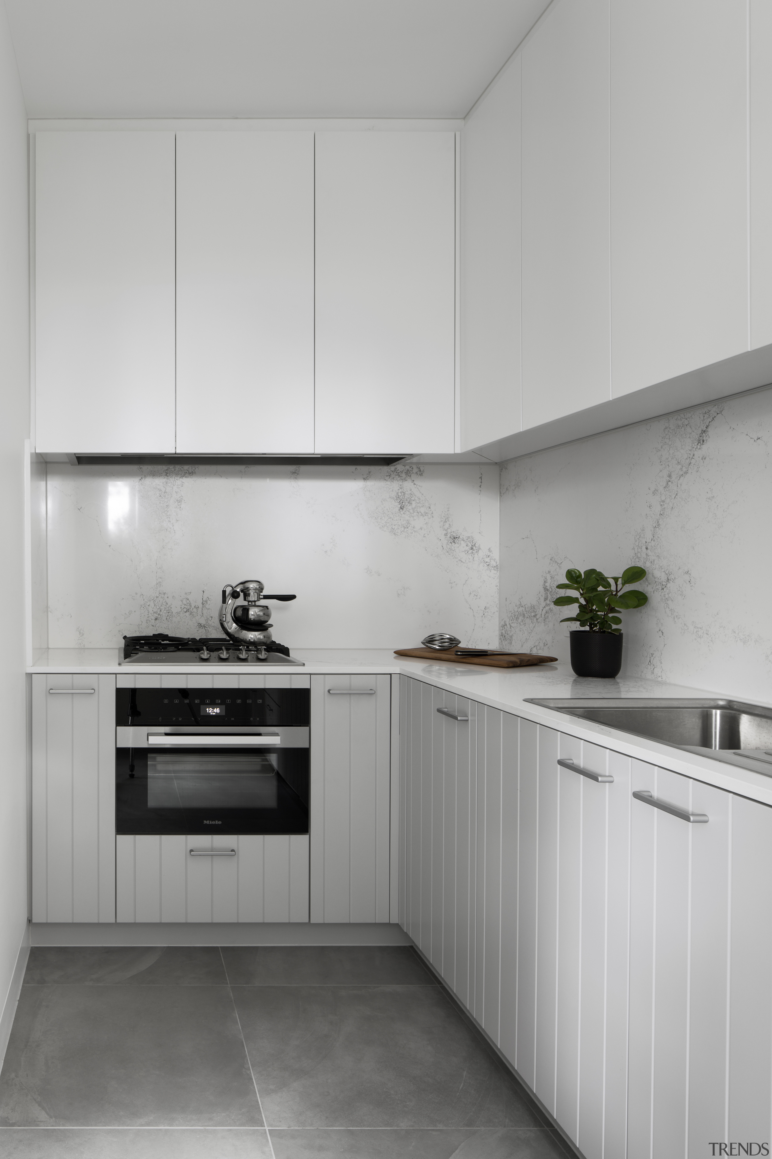The clean, crisp pantry. - A turn for 
