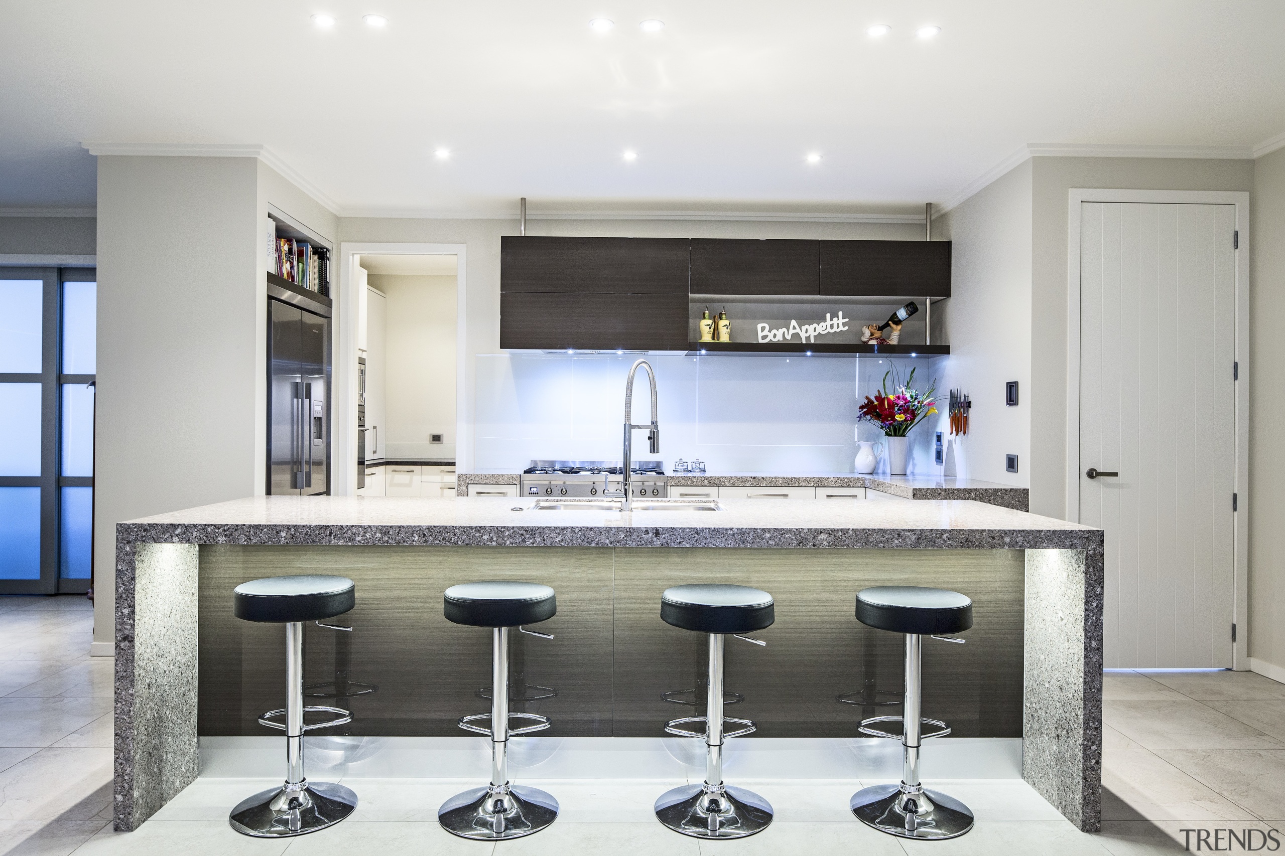 Inside Vision kitchen with Smeg appliance - Inside countertop, cuisine classique, interior design, kitchen, real estate, room, white, gray