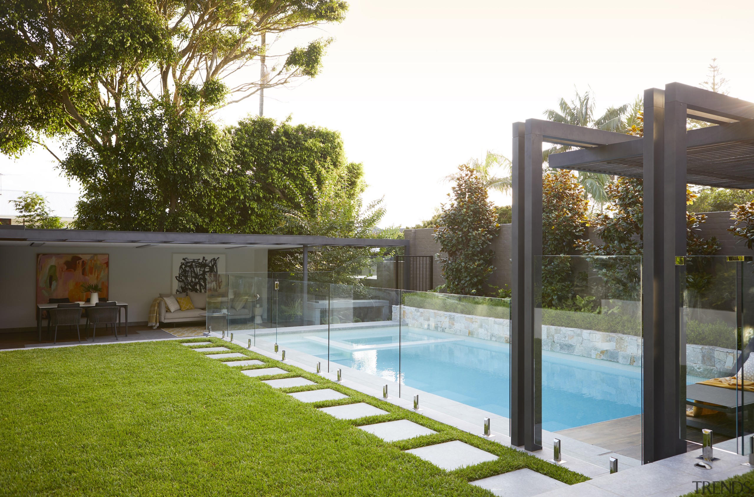 Natural and ethically sourced materials complete the design, 