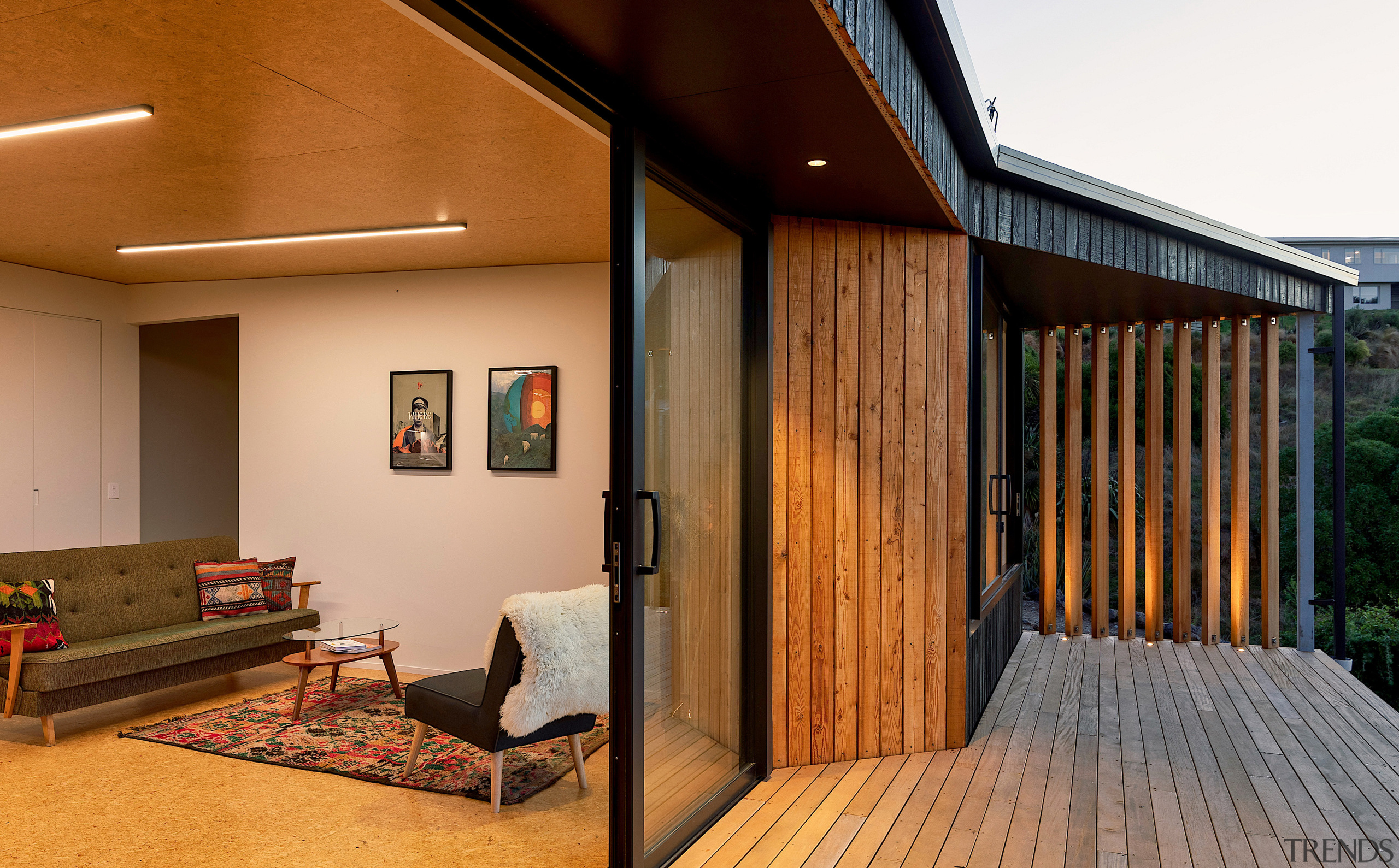 Niches are carved out of what is essentially 