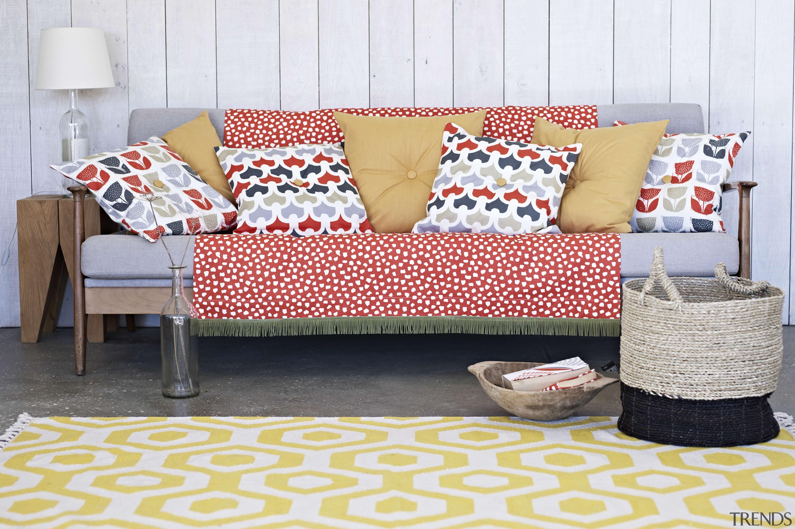 A beautiful collection of drapery prints - Accent chair, couch, cushion, floor, flooring, furniture, interior design, living room, product, table, textile, wall, white