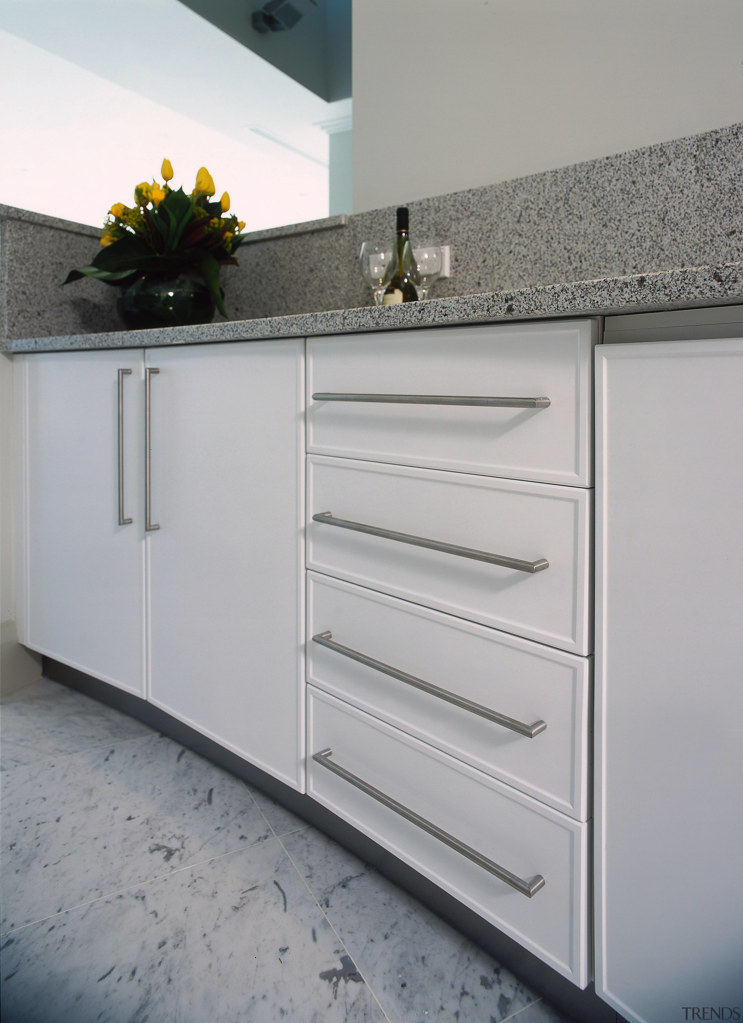 close up of kitchen cabinets supplied by tesrol bathroom accessory, bathroom cabinet, cabinetry, chest of drawers, countertop, drawer, furniture, kitchen, sink, gray