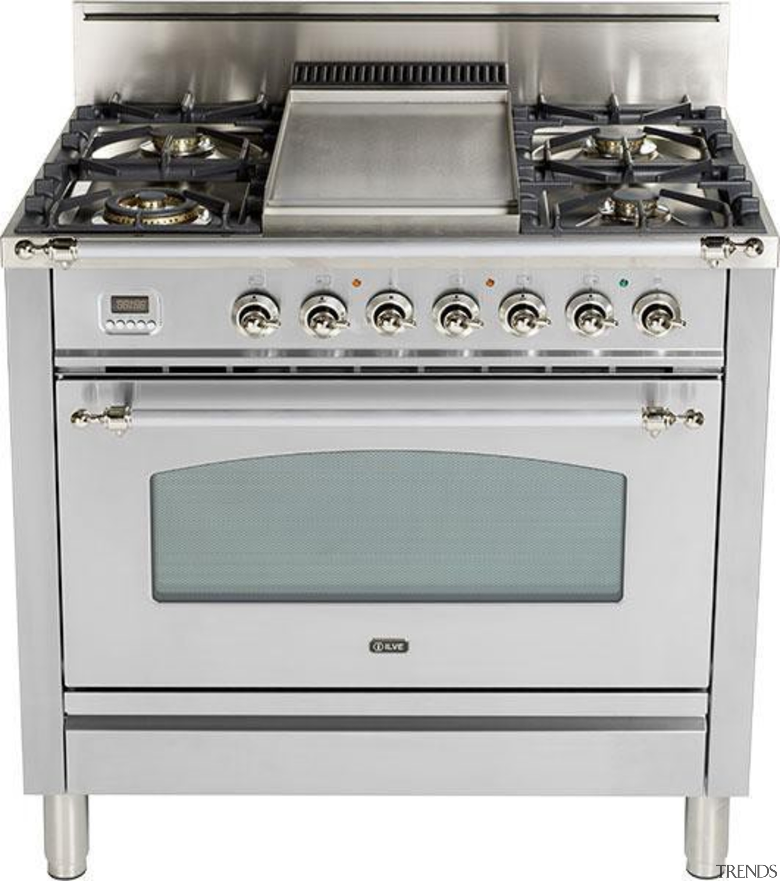 The Nostalgie series features many of the ILVE gas stove, home appliance, kitchen appliance, kitchen stove, major appliance, product, white