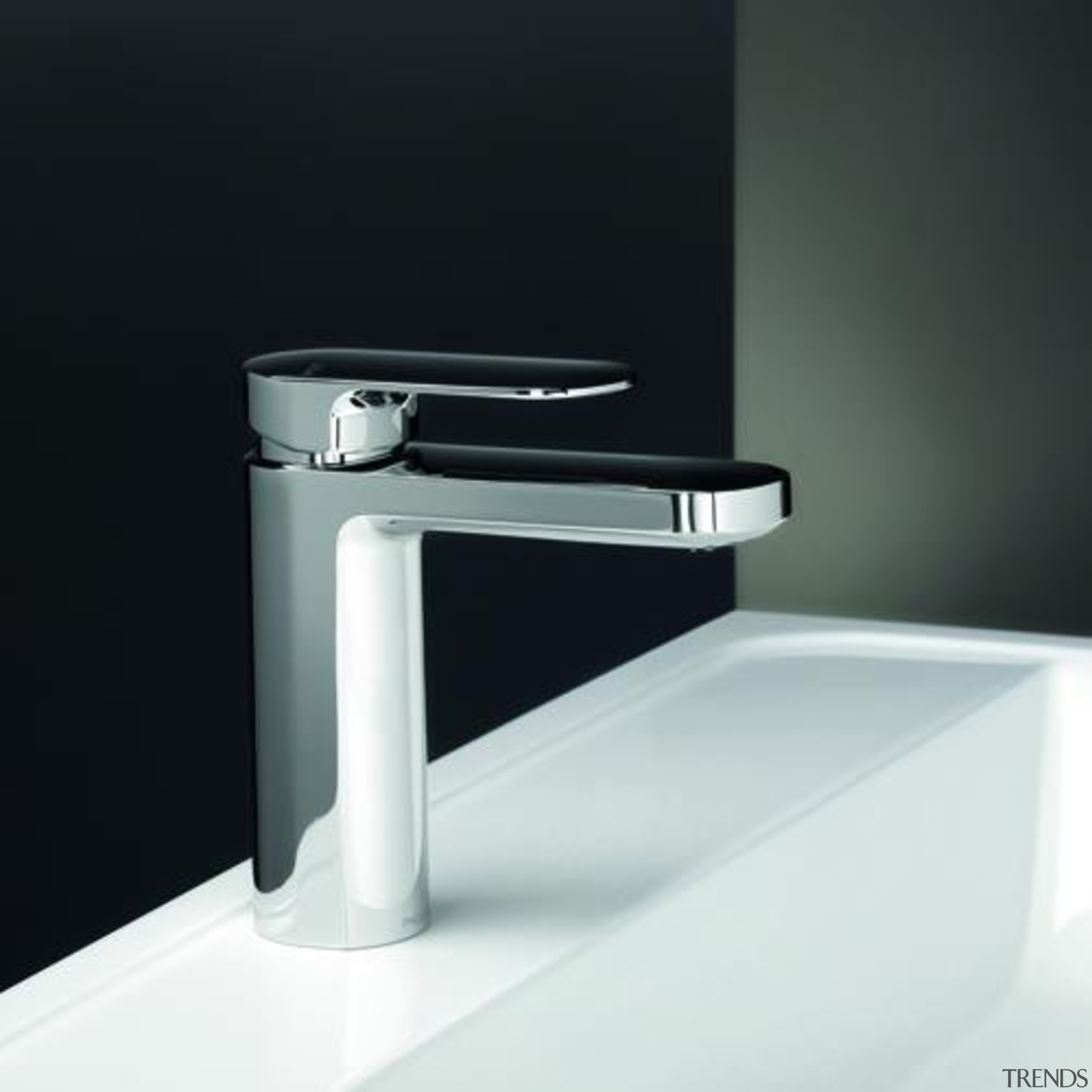 Cerchio Basin Mixer - Cerchio Basin Mixer - angle, bathroom sink, hardware, plumbing fixture, product, product design, tap, black, white