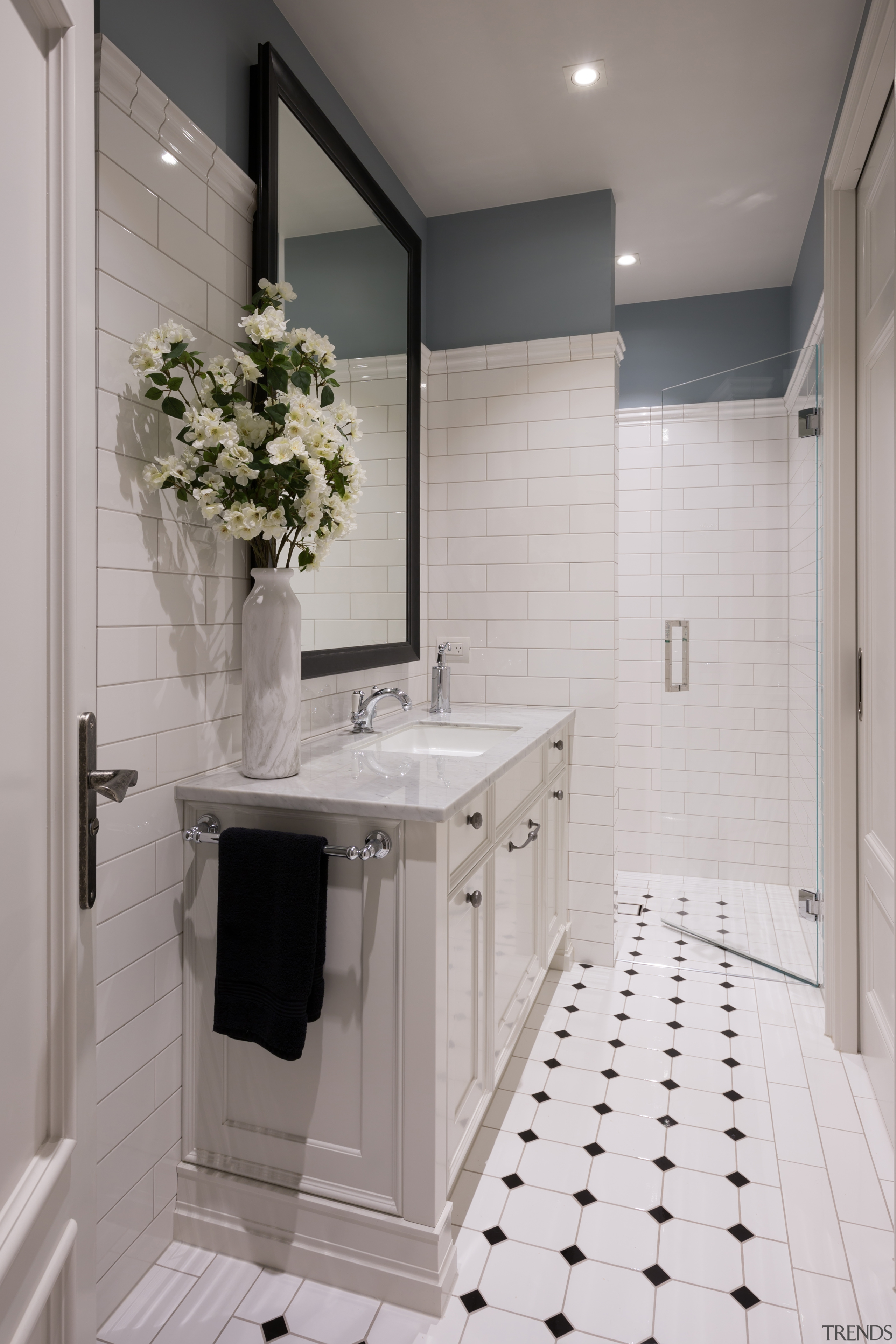 Bathroom Vanities - bathroom | bathroom accessory | bathroom, bathroom accessory, countertop, floor, flooring, home, interior design, room, sink, tile, gray