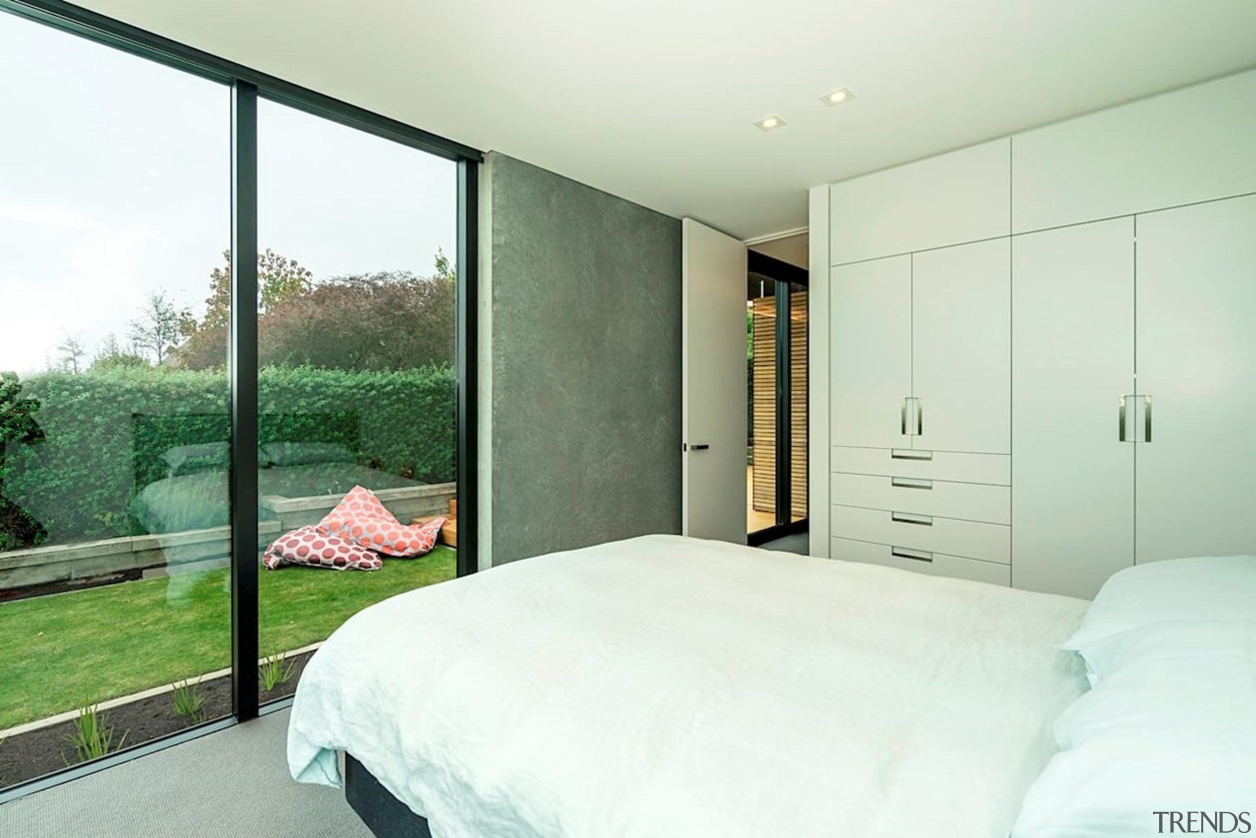 Registered Master Builders – House of the Year architecture, bedroom, door, estate, home, house, interior design, property, real estate, room, window, white