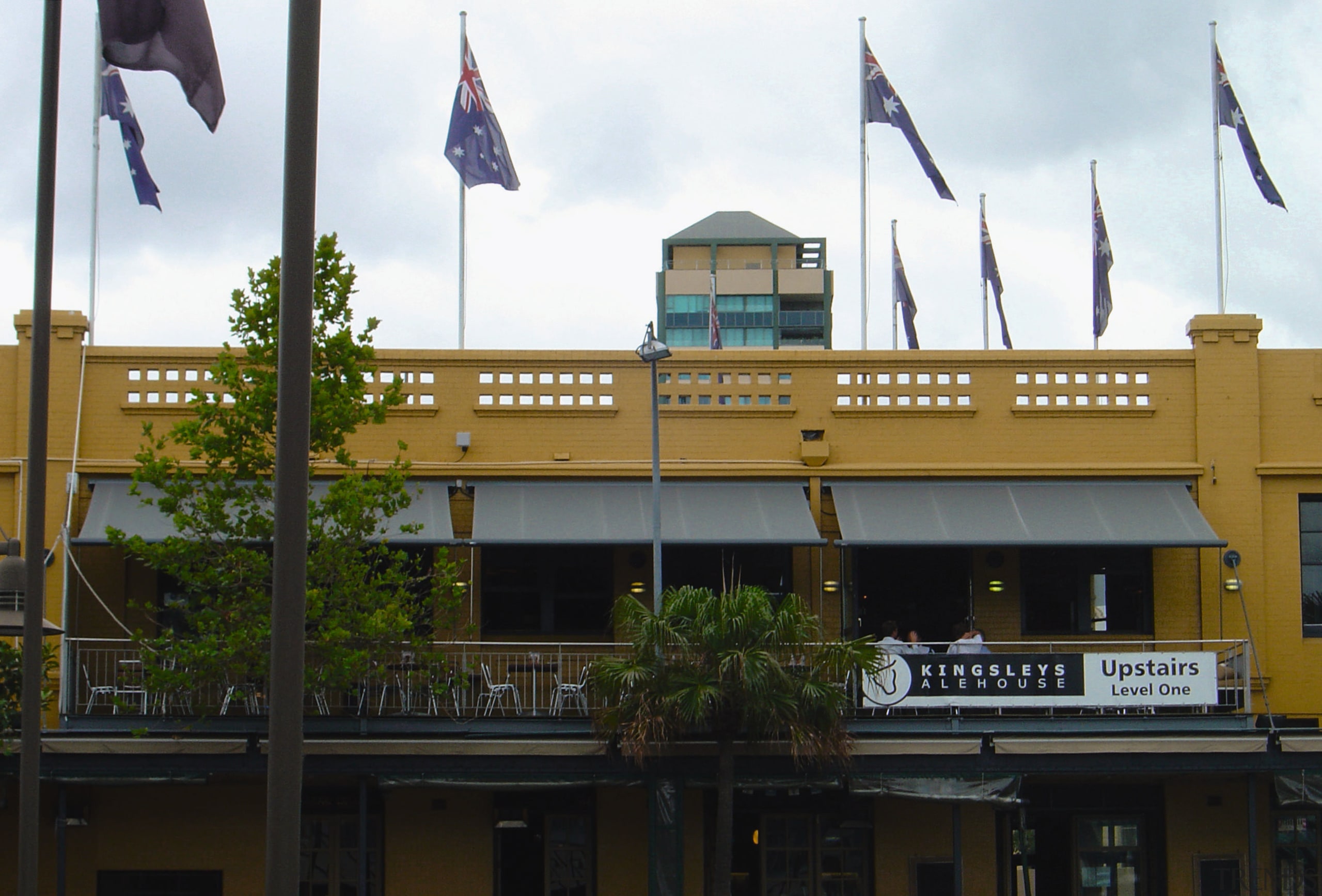 view of the markilux awnings - view of building, city, structure, black, white