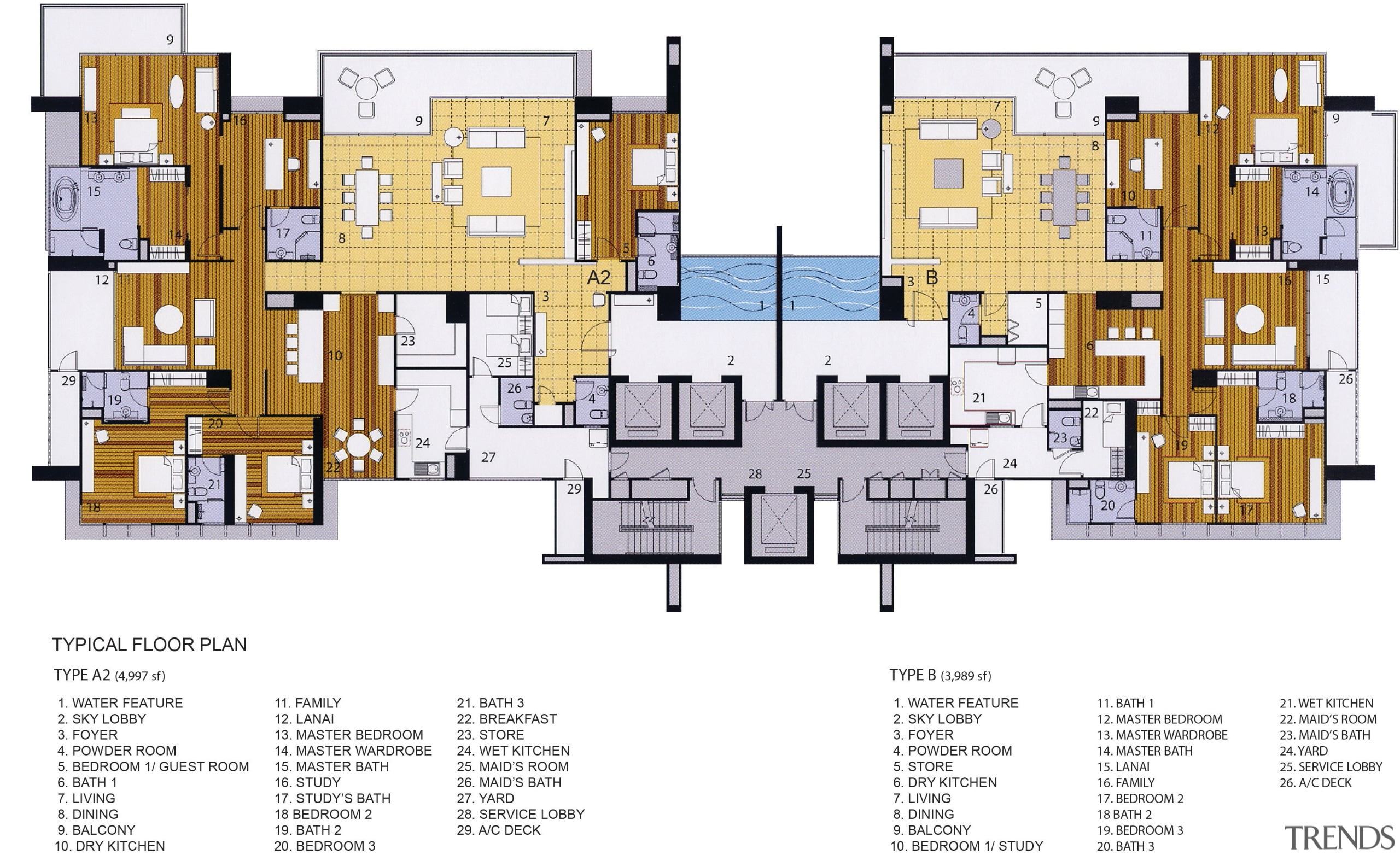 View of architectural plans for the Springtide Residences architecture, area, design, elevation, floor plan, plan, product design, schematic, white