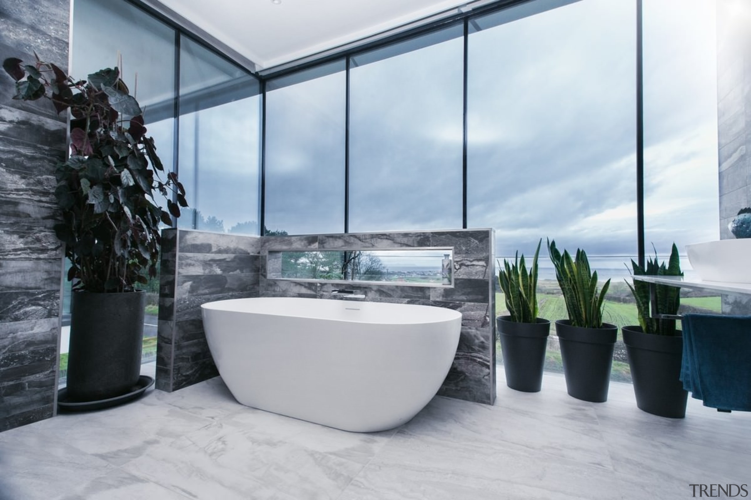 Architect: 2020 ArchitectsPhotography by Reinis Babrovskis architecture, bathroom, interior design, gray