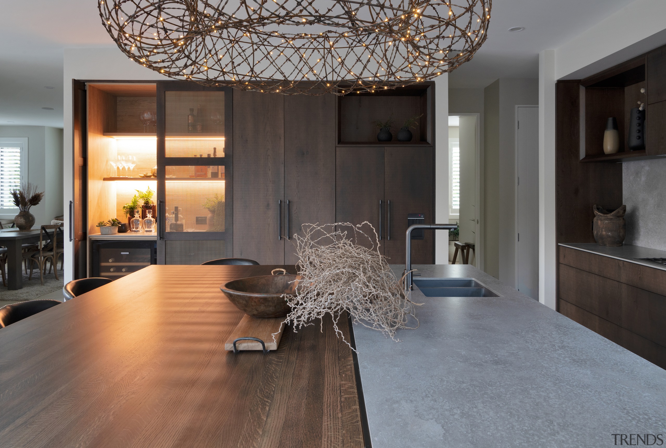 Looking through to the dining area. - Rustic 