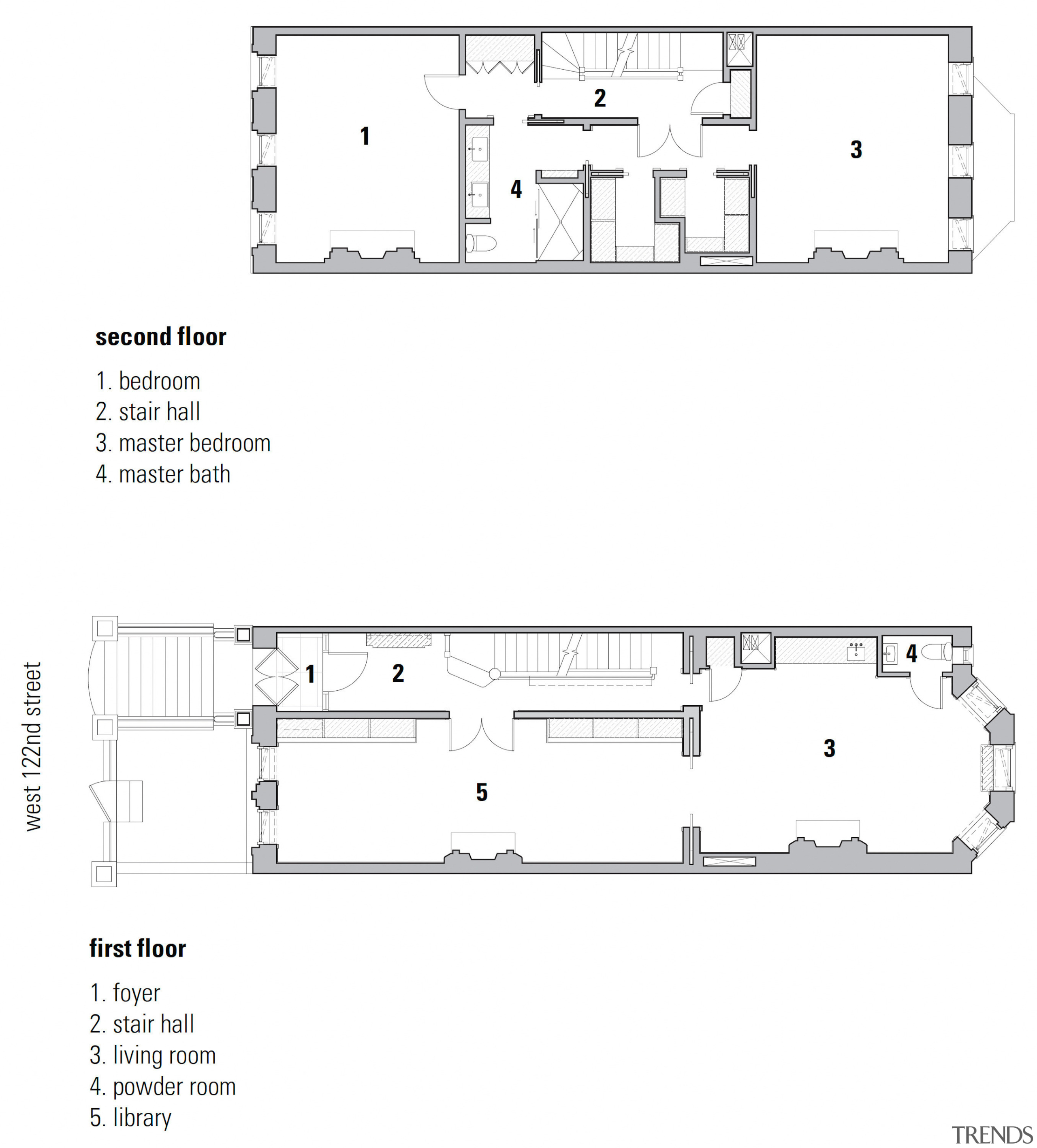 First and second floor plans. - Breathing fresh 