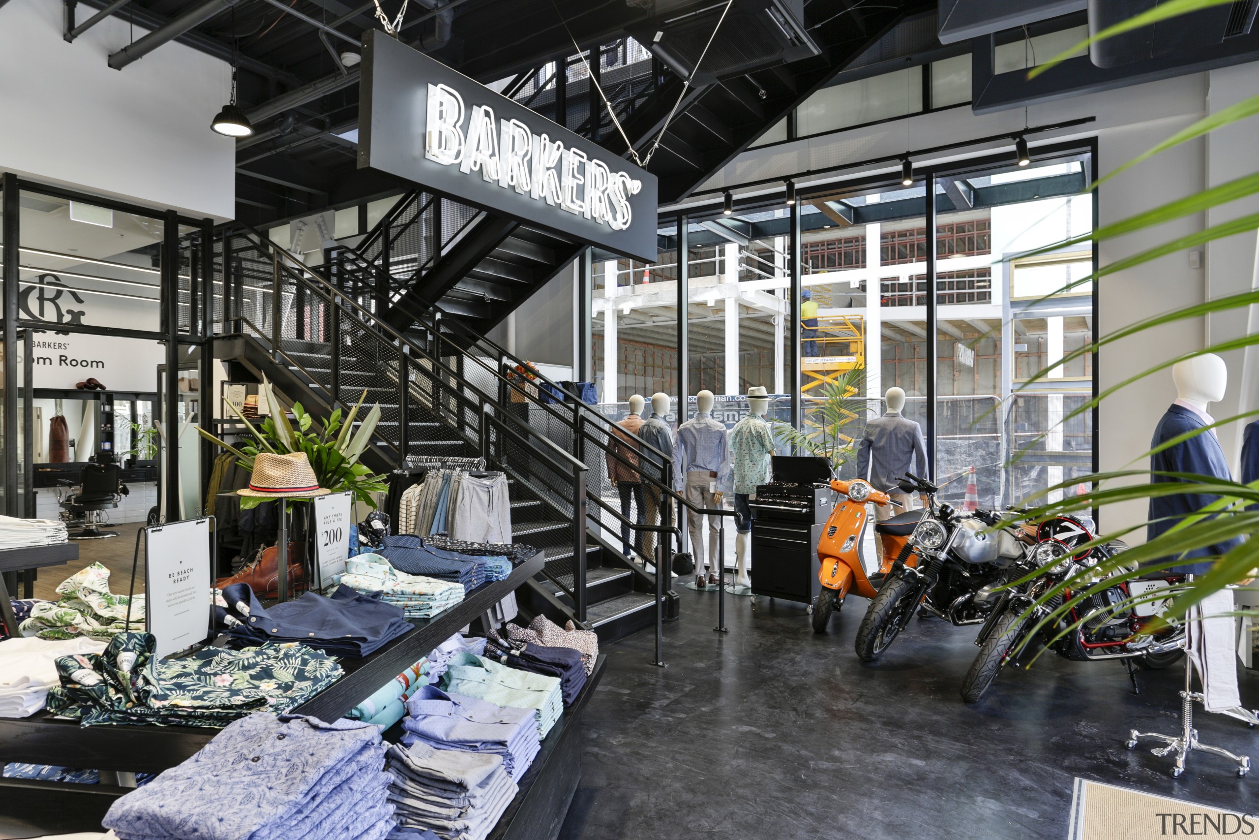 Name retailers like Barkers were quick to secure black, gray