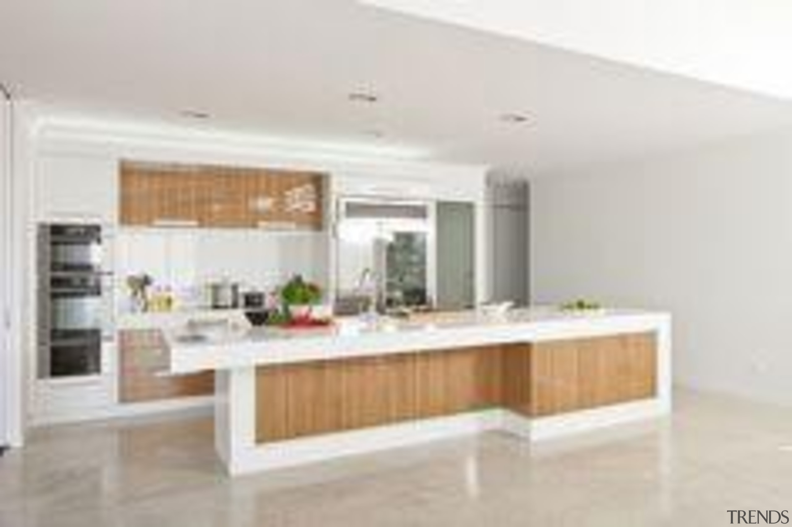 Laminex Timber Veneer in Zebrano was used to countertop, interior design, kitchen, property, real estate, white