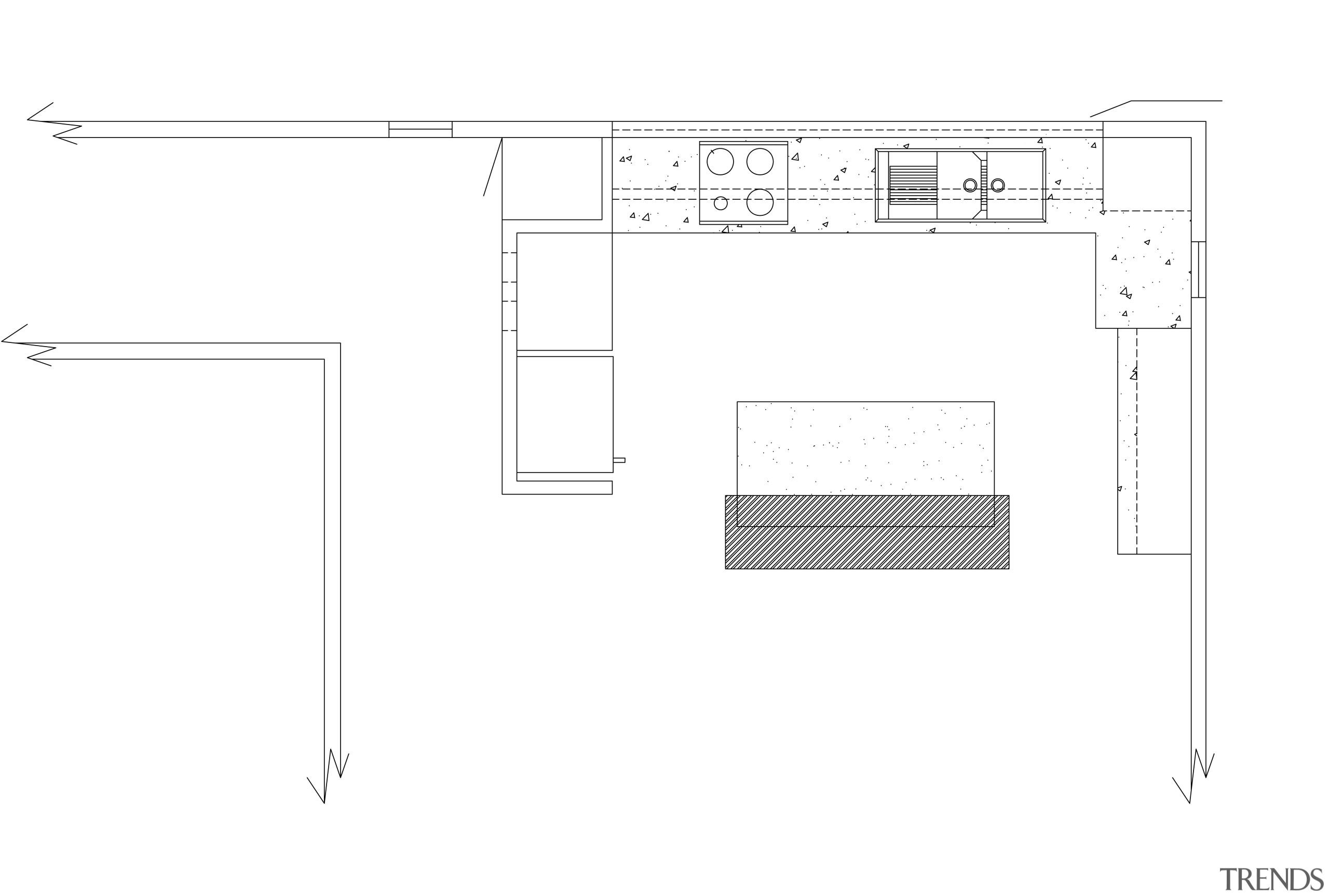 This extension, set on a 20ha rural property, angle, area, black and white, design, diagram, drawing, elevation, floor plan, font, line, plan, product, product design, structure, text, white