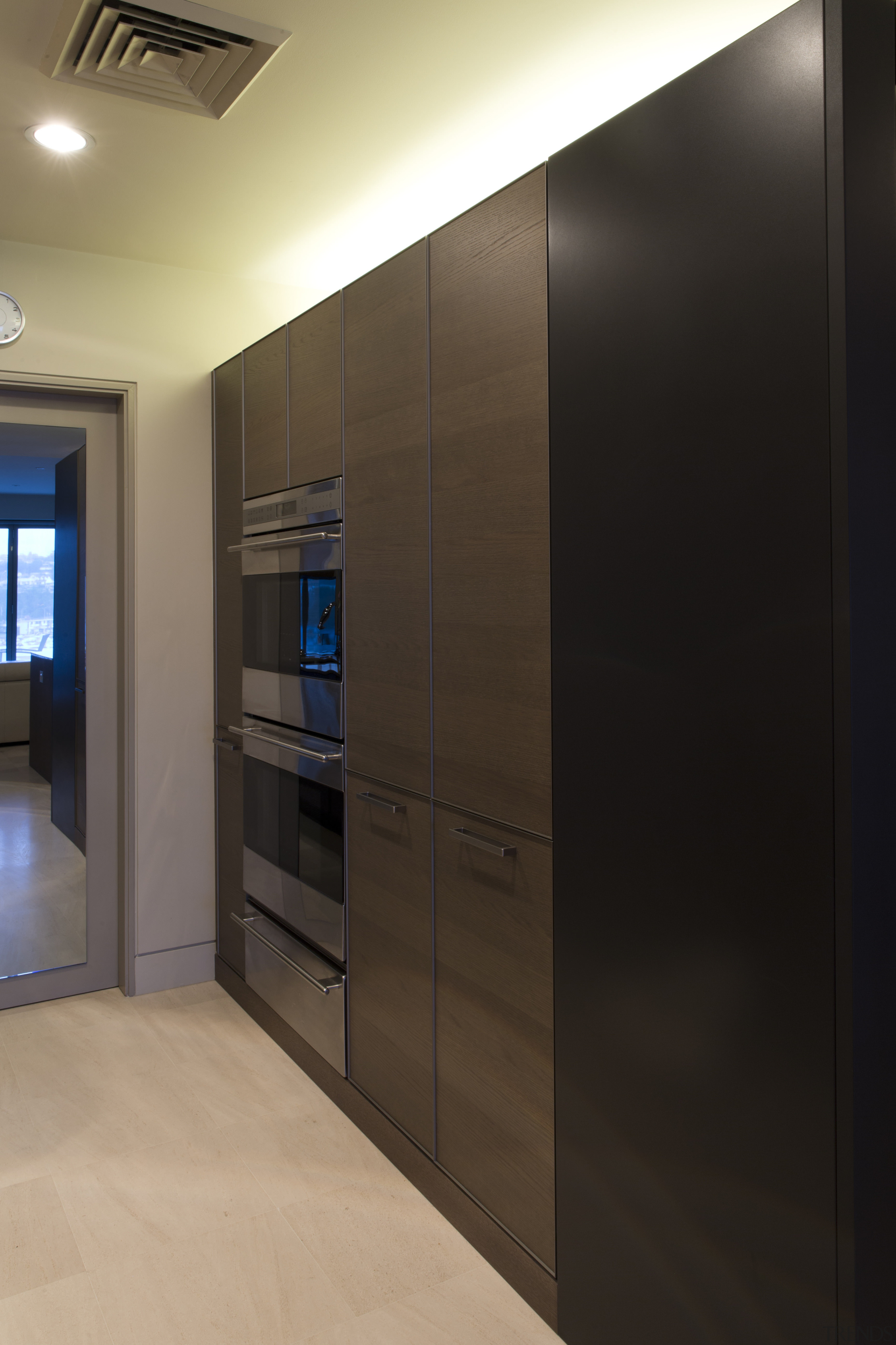 Sleek, contemporary German kitchen - Sleek, contemporary German cabinetry, interior design, black