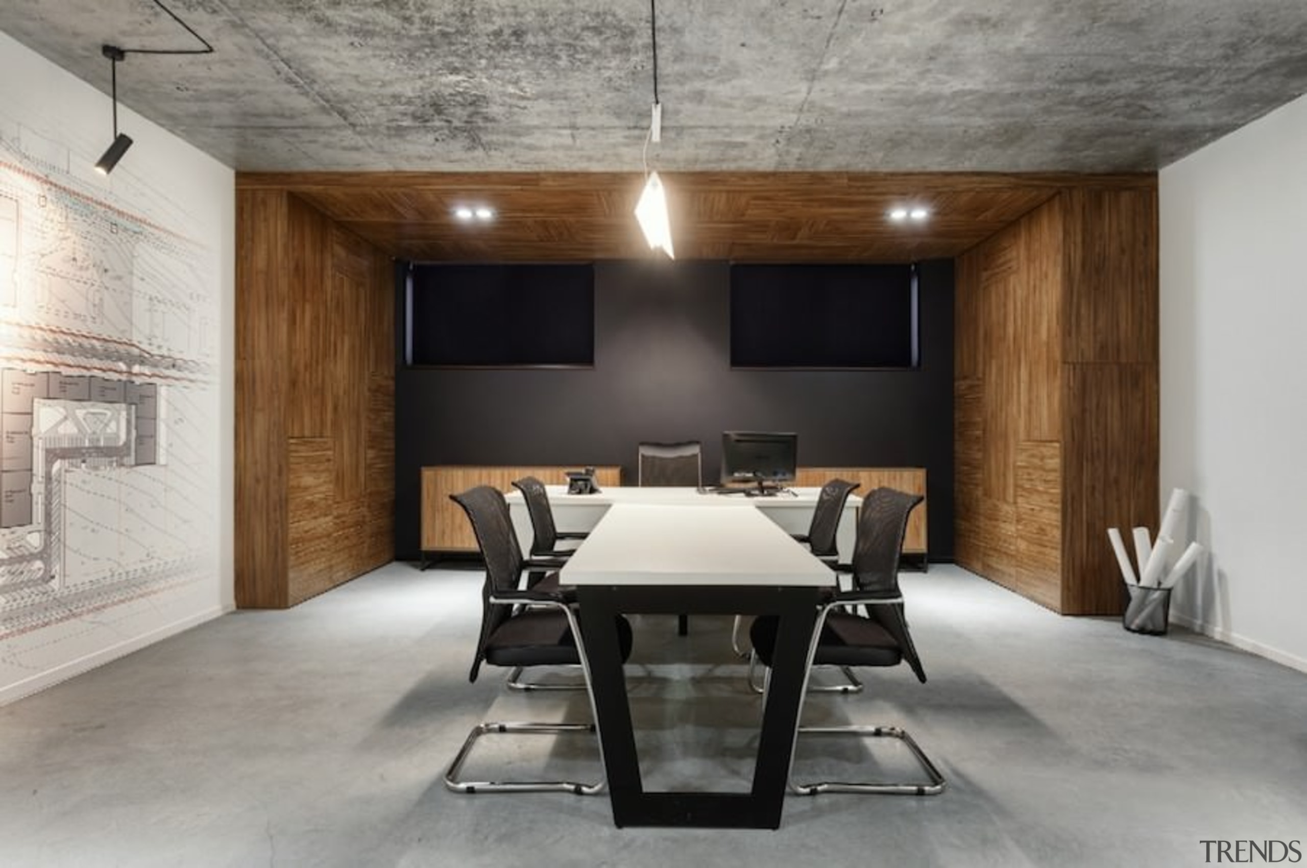 Architect: Martin Architects ceiling, floor, furniture, interior design, table, gray