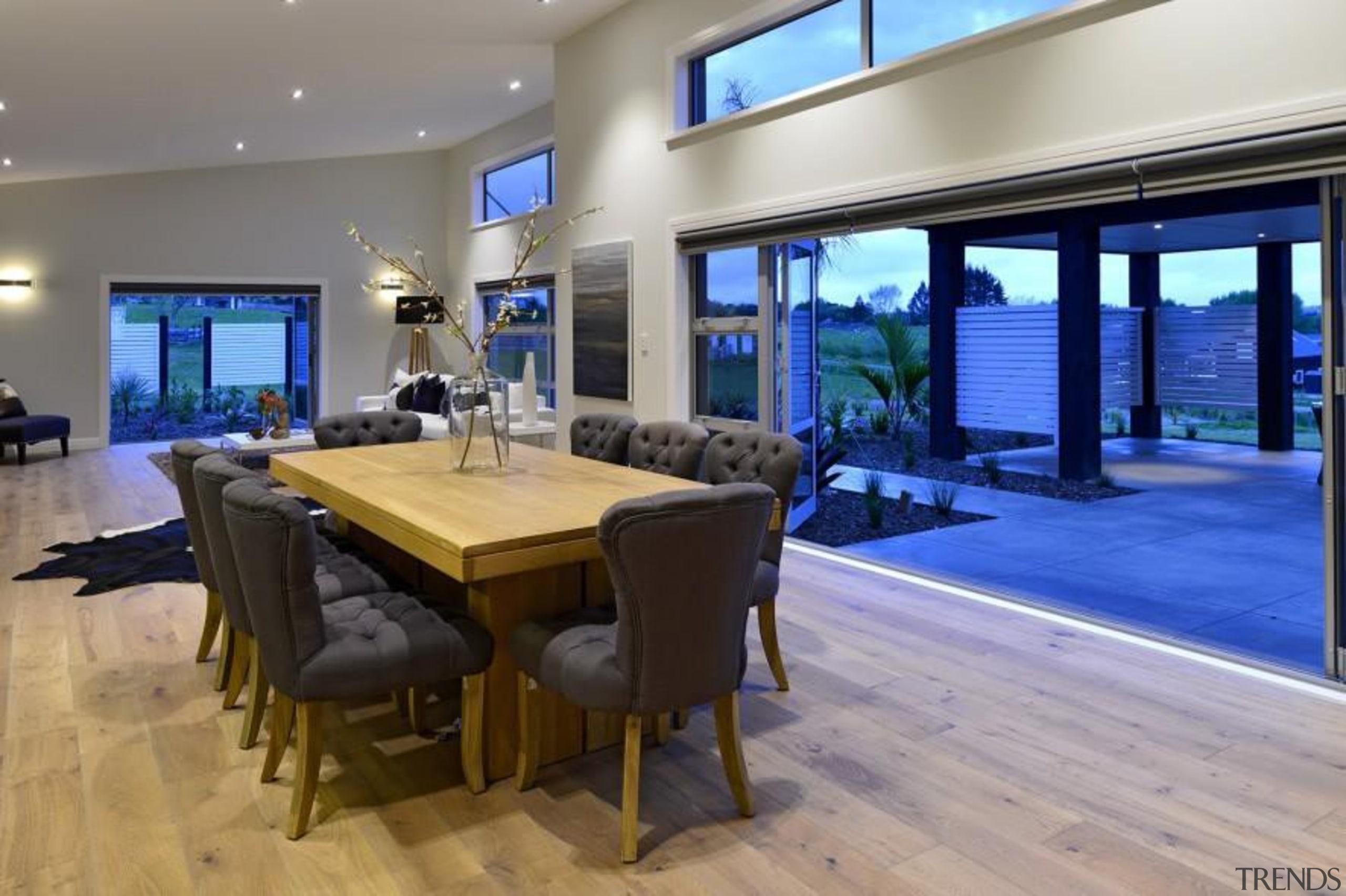 Choose from a range of engineered timber flooring dining room, estate, interior design, property, real estate, gray