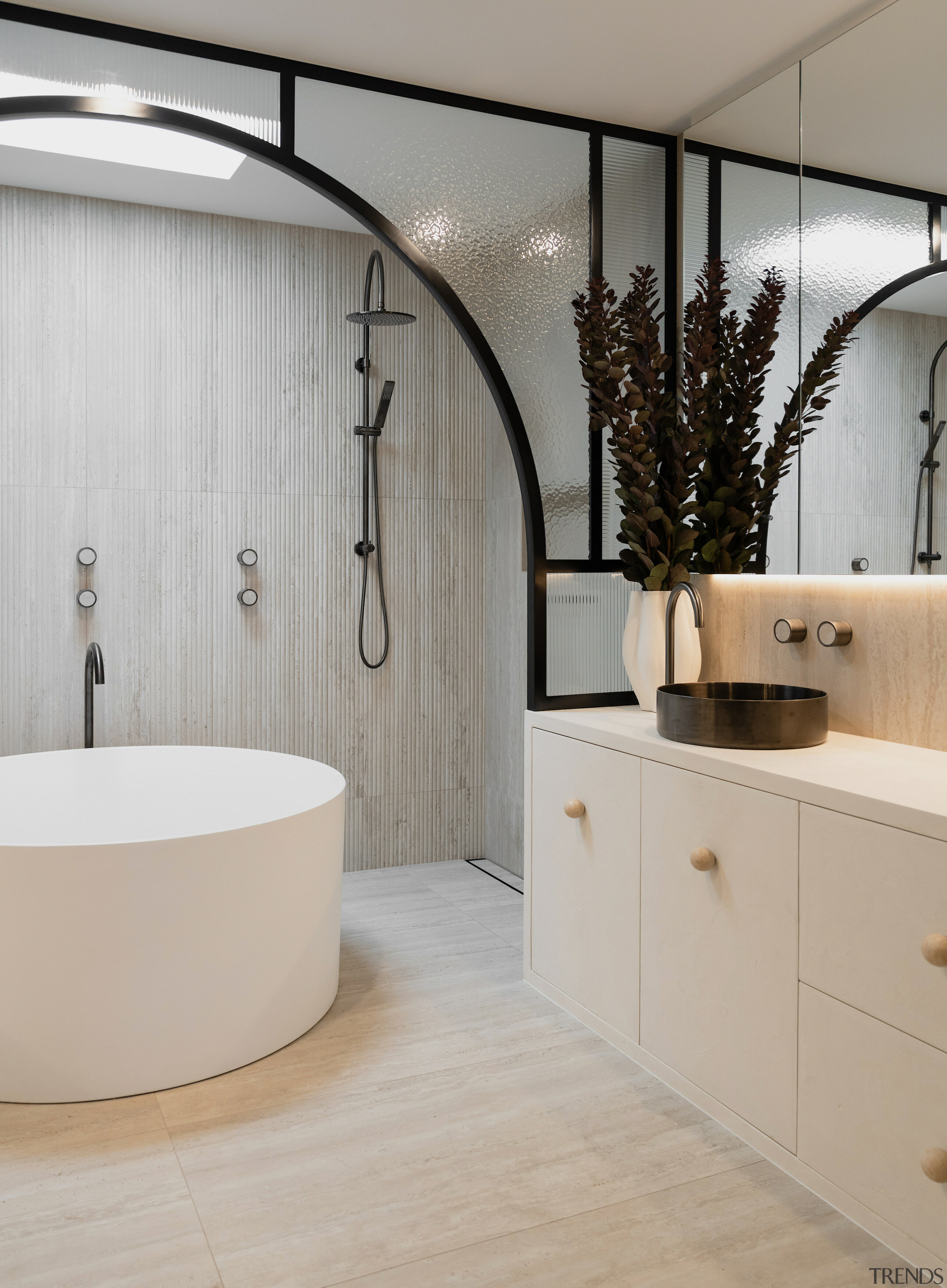  Soft lighting and careful layering of materials bring 