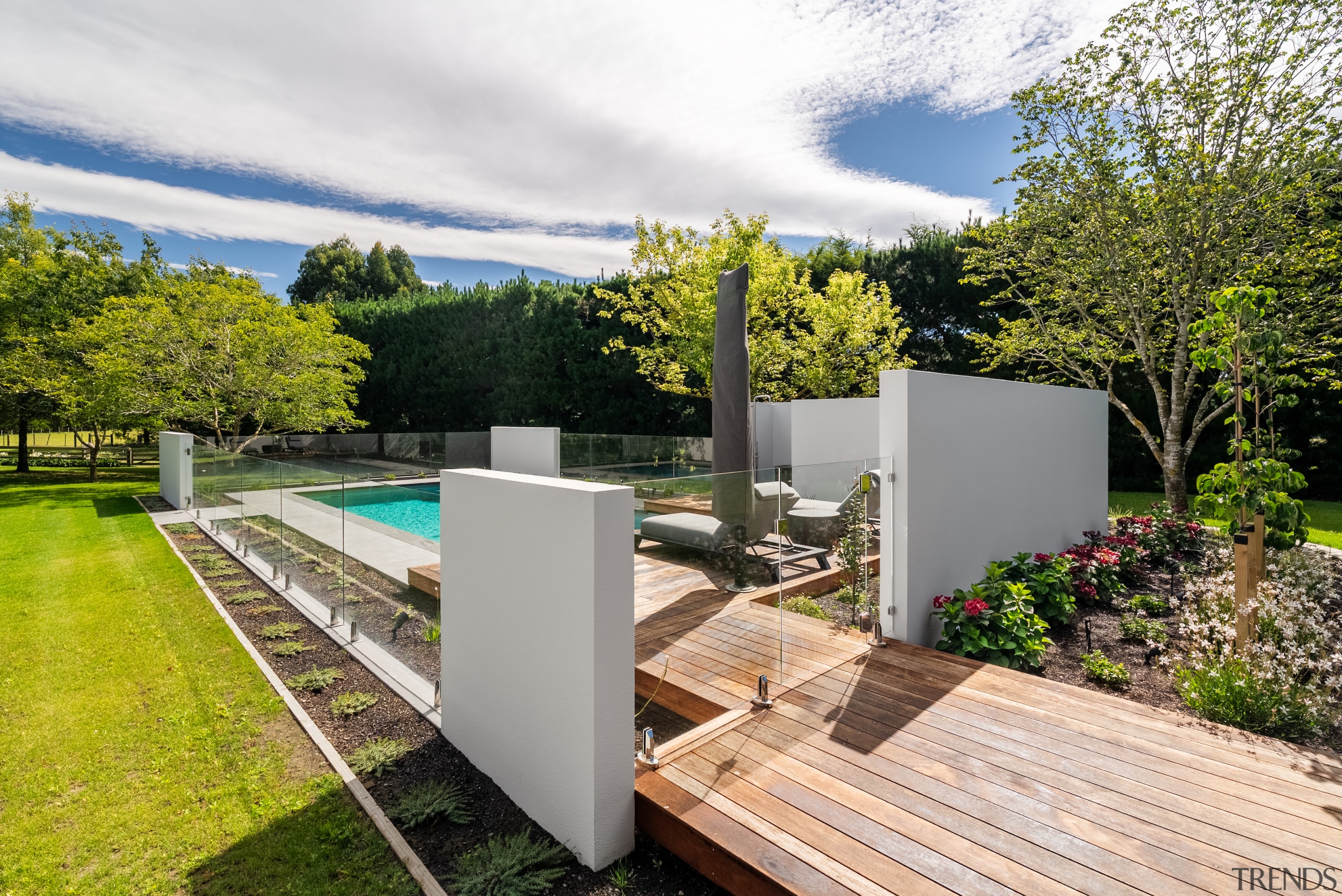 Careful spatial planning ensures that no single element 