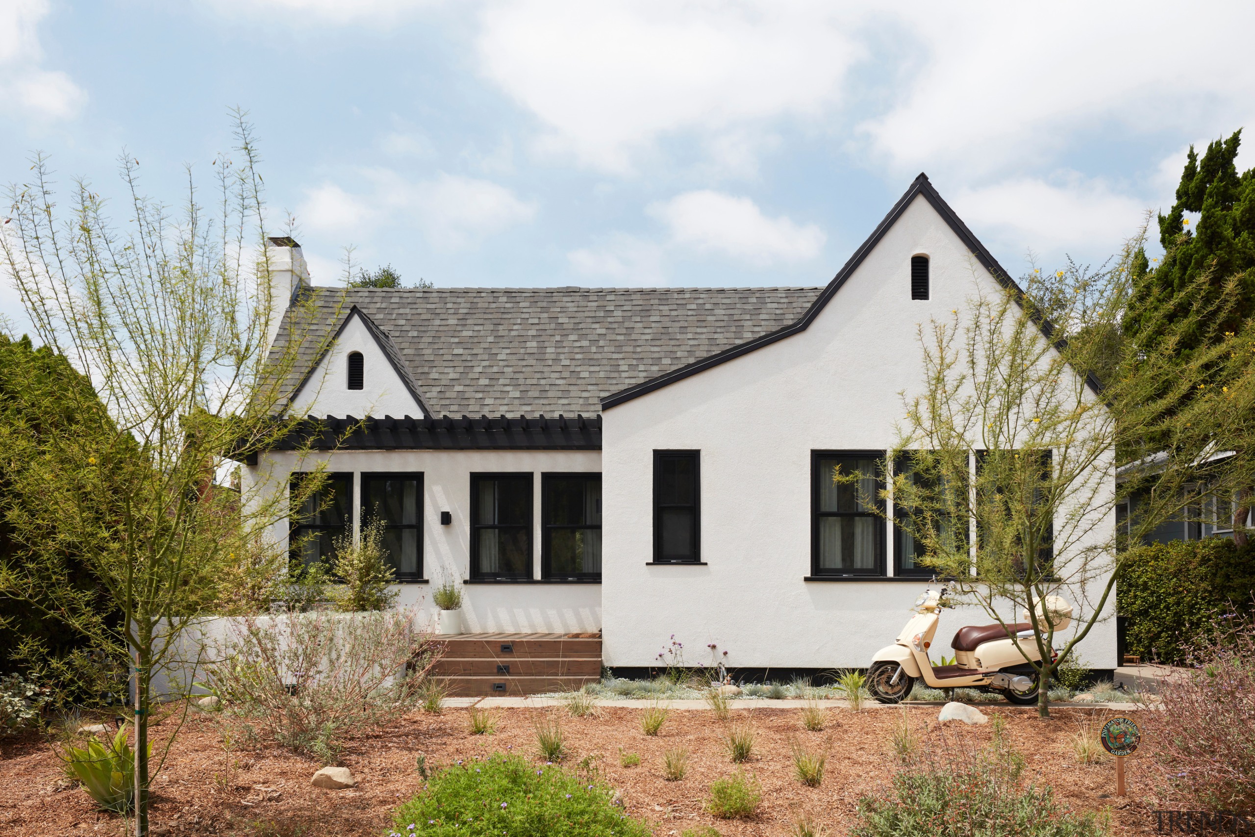 With a preserved front façade, dwellers walk into 