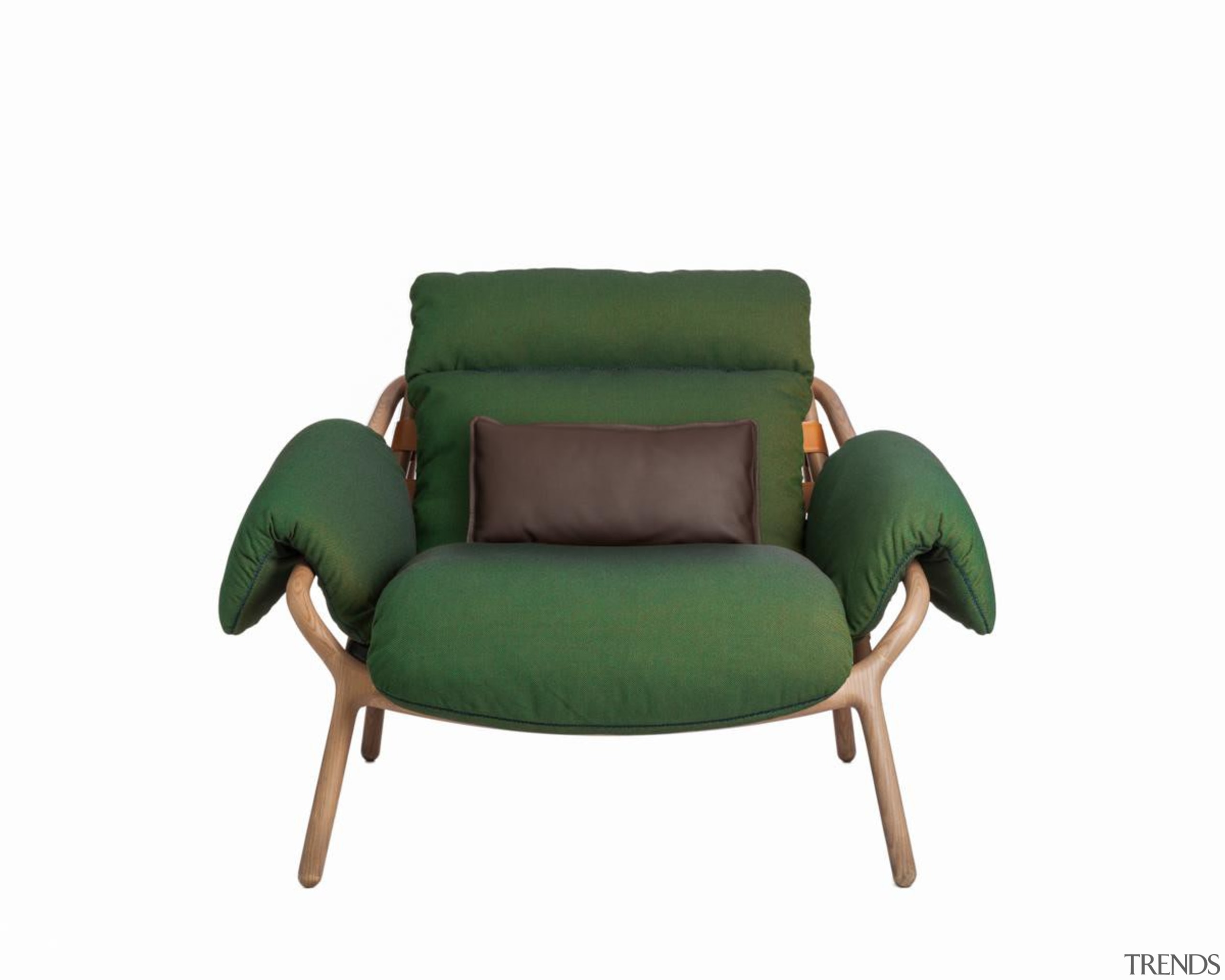 Stephen Burks and Roche Bobois collaborated on creating chair, furniture, green, product, white