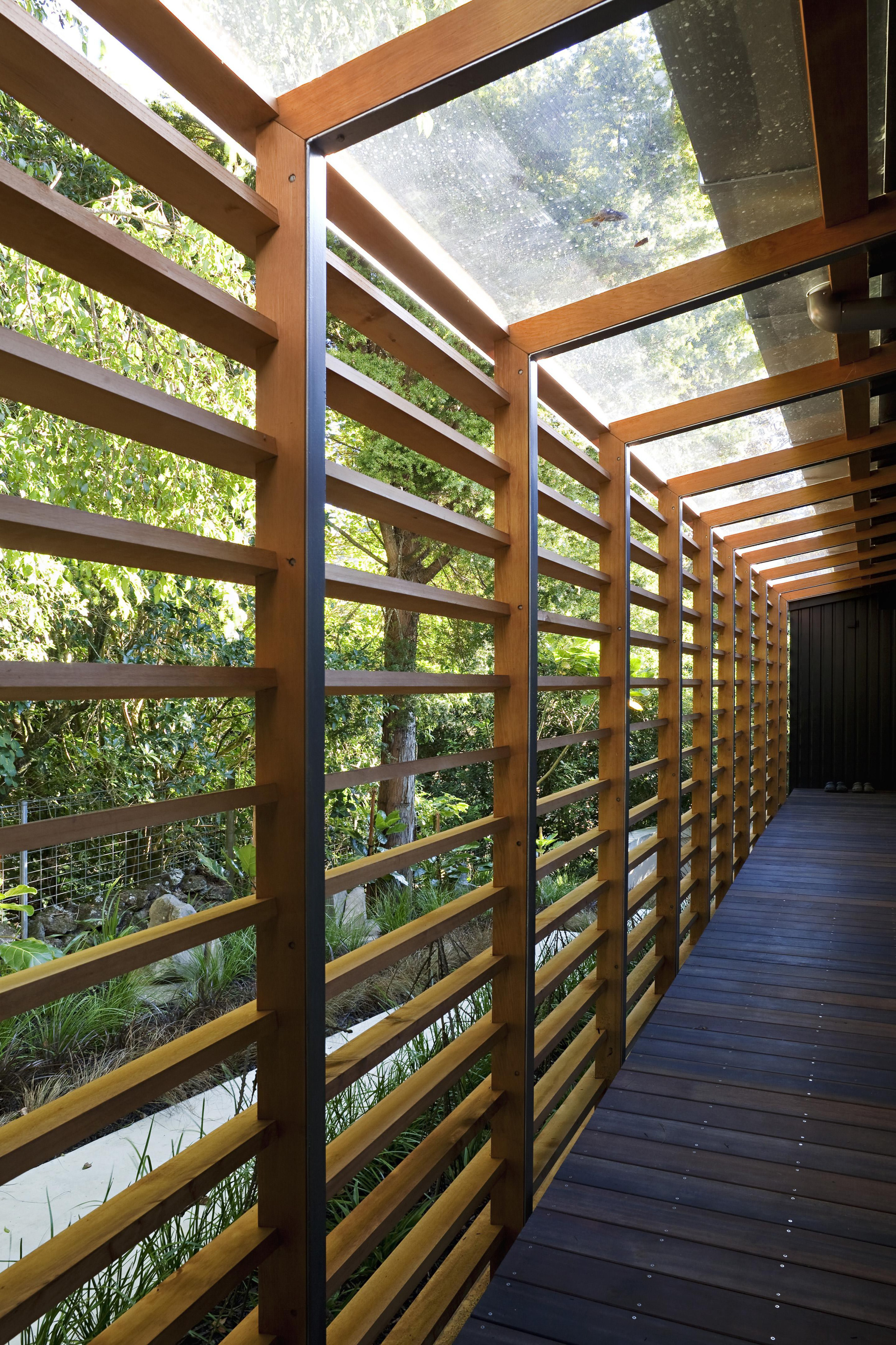 Remuera, Auckland - Glade House - architecture | architecture, daylighting, outdoor structure, real estate, wood, brown
