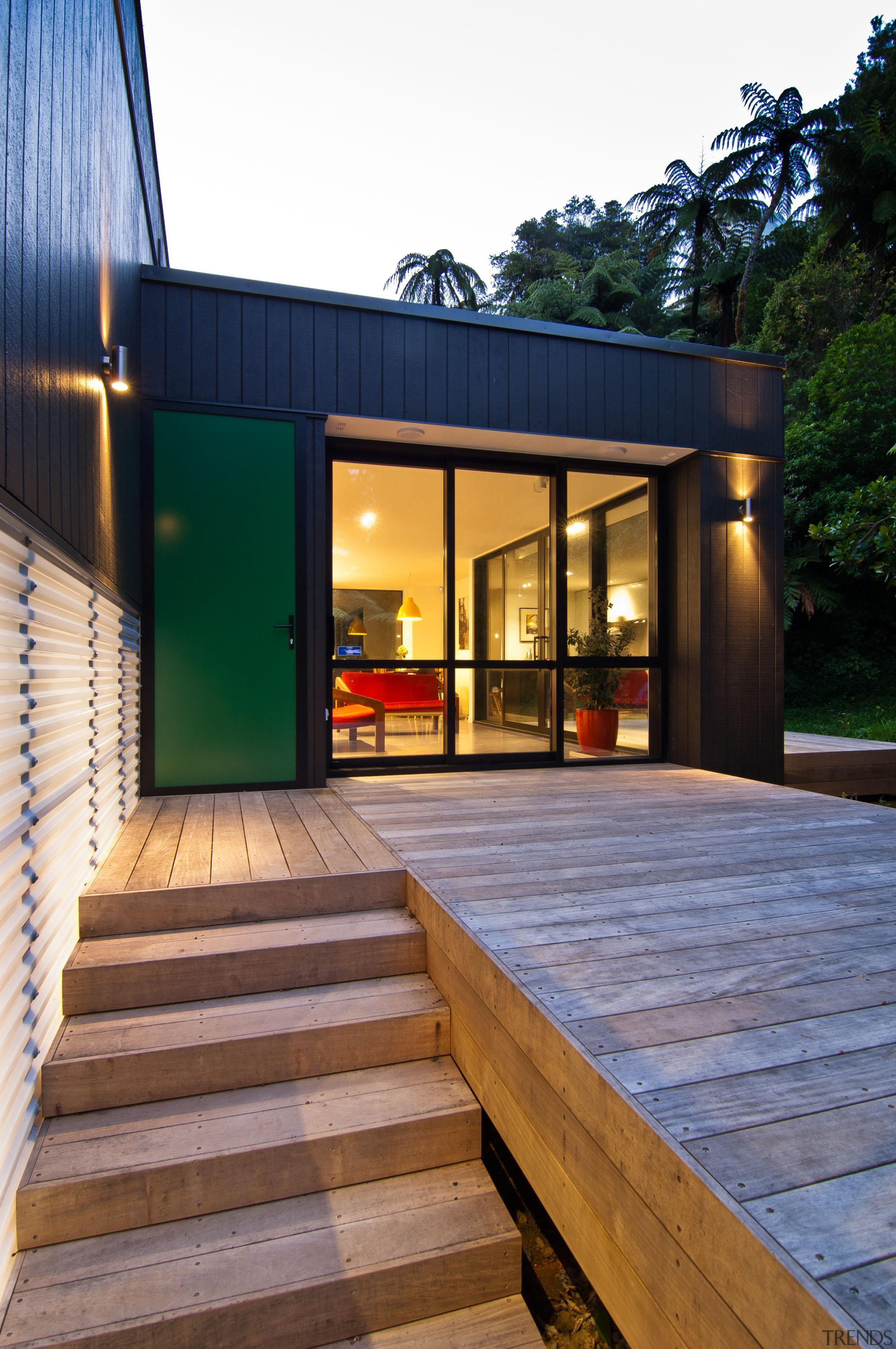 Entry - architecture | deck | facade | architecture, deck, facade, home, house, real estate, siding, wood