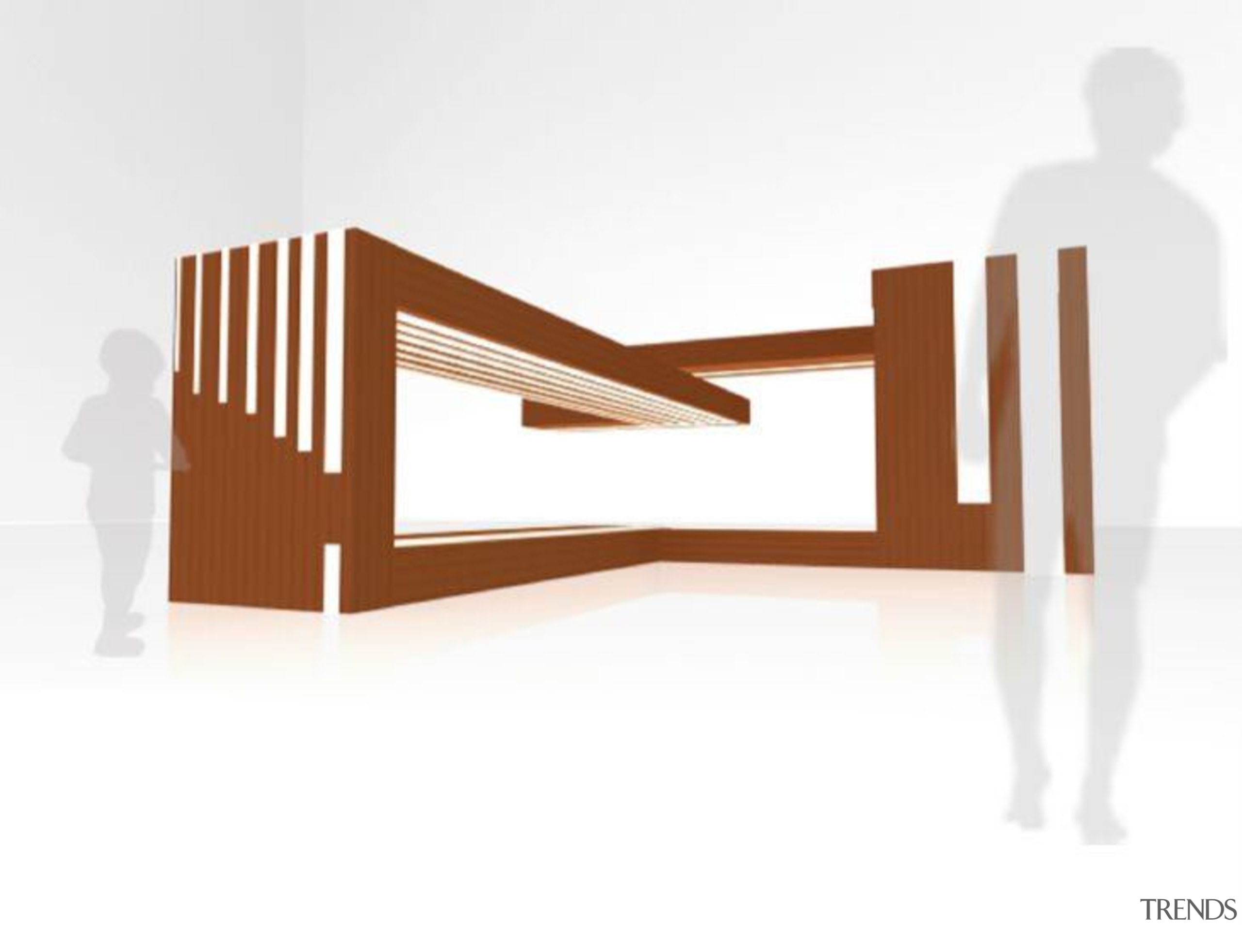 by Thomas Denhardt - Aniso-strip - angle | angle, furniture, product, product design, table, white