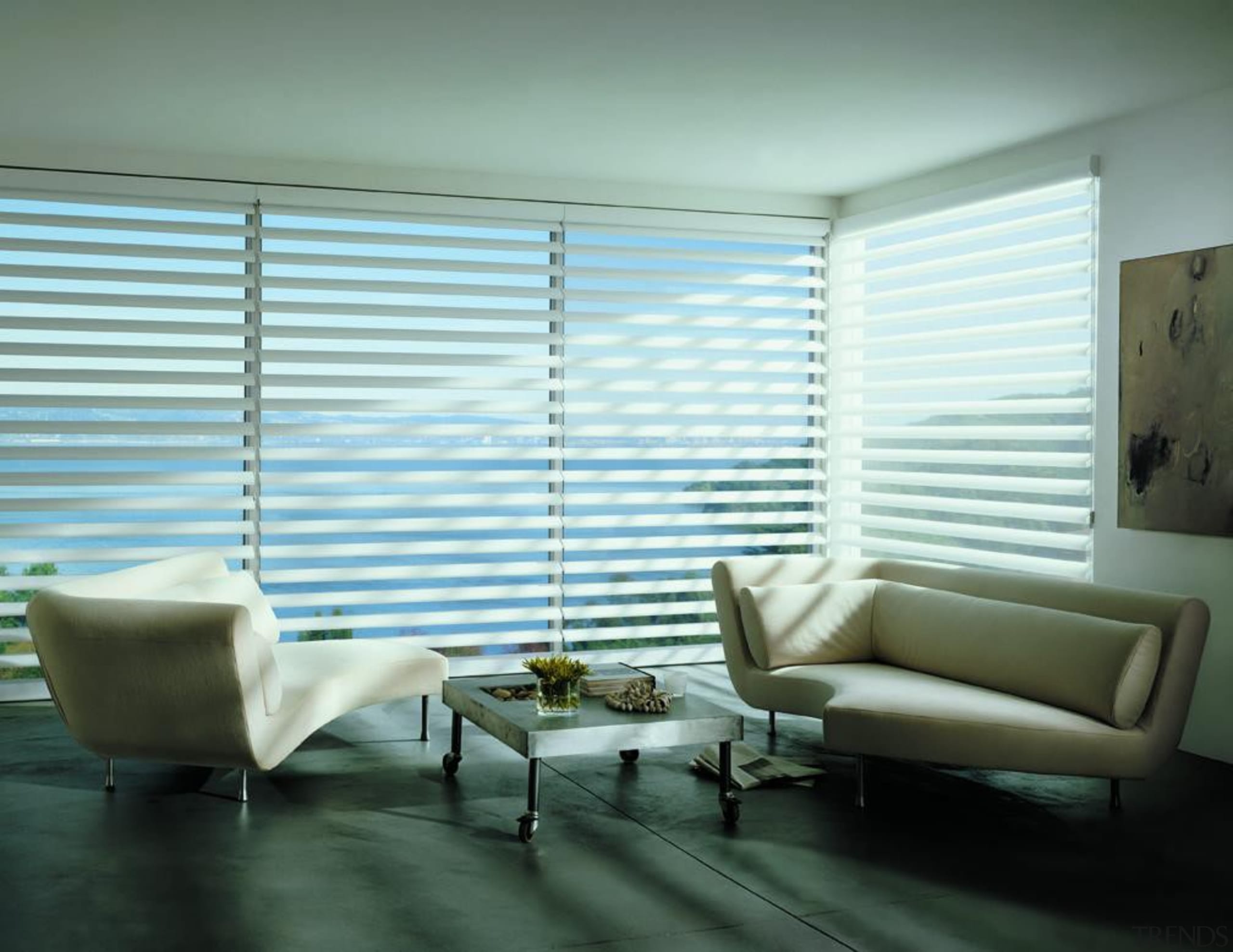 luxaflex pirouette shadings - luxaflex pirouette shadings - ceiling, curtain, daylighting, home, interior design, living room, shade, window, window blind, window covering, window treatment, wood, white, gray