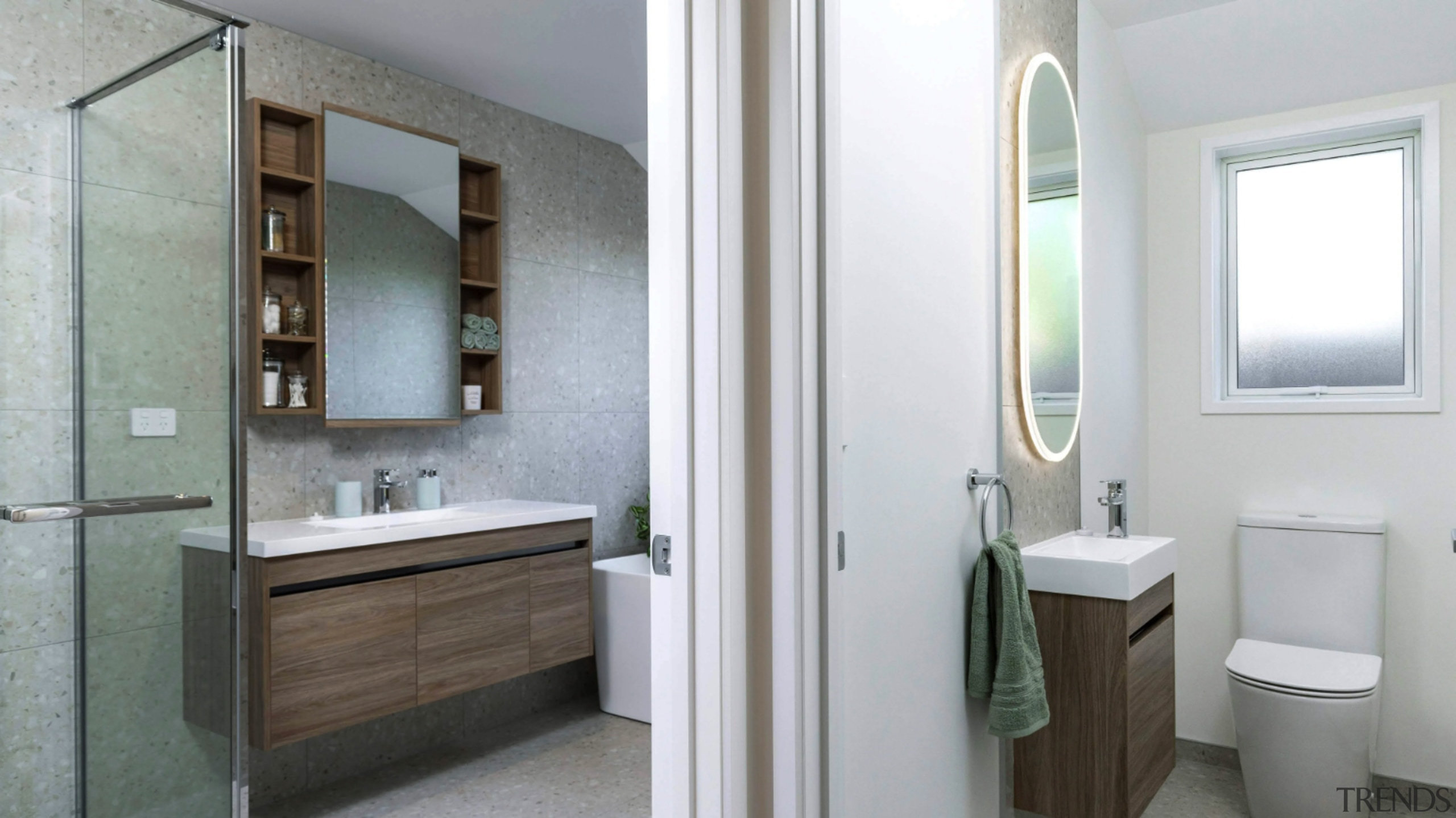 Bathroom and toilet are separate – a major 