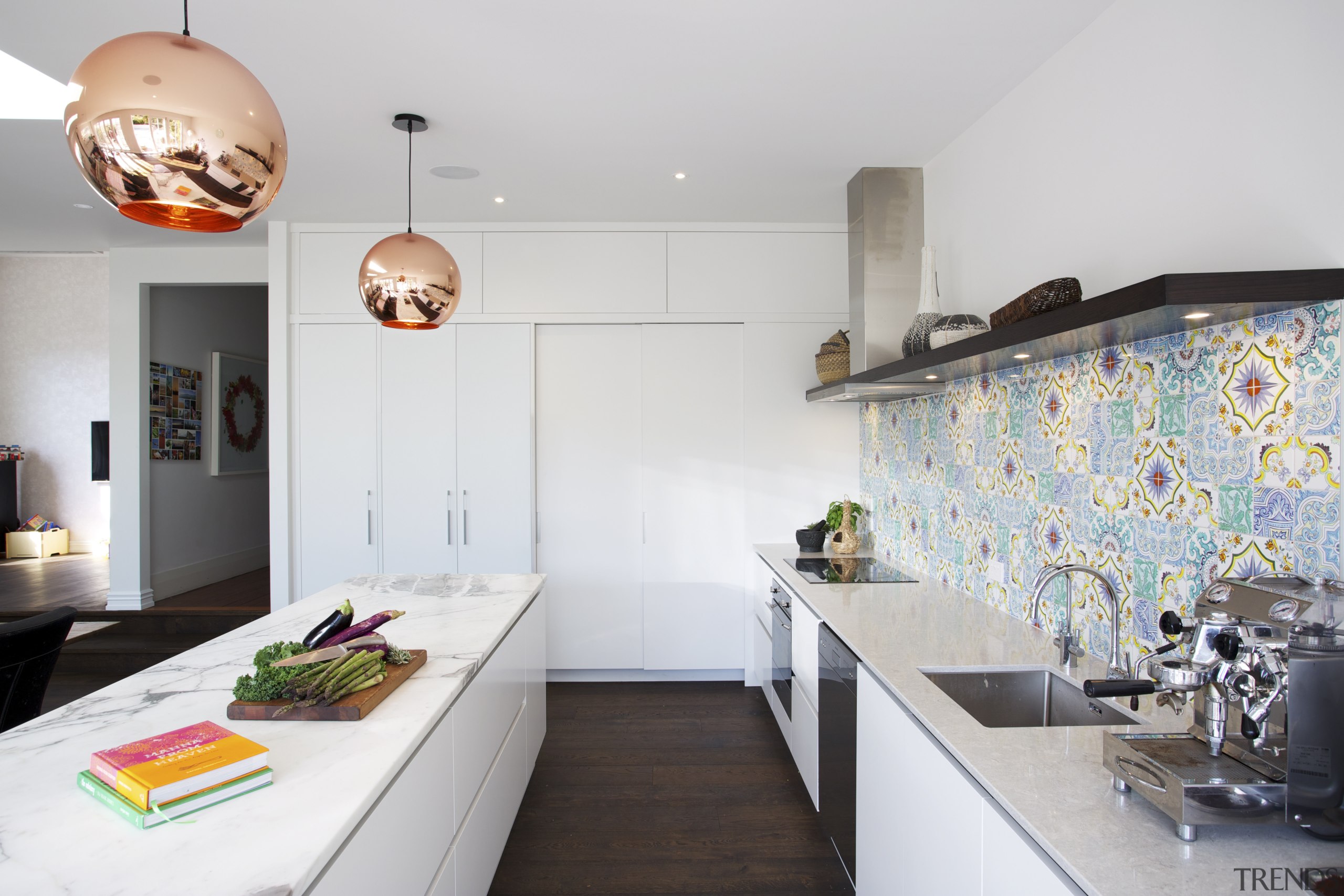 A Classic series Smeg oven, a Smeg induction countertop, home, interior design, kitchen, room, table, white