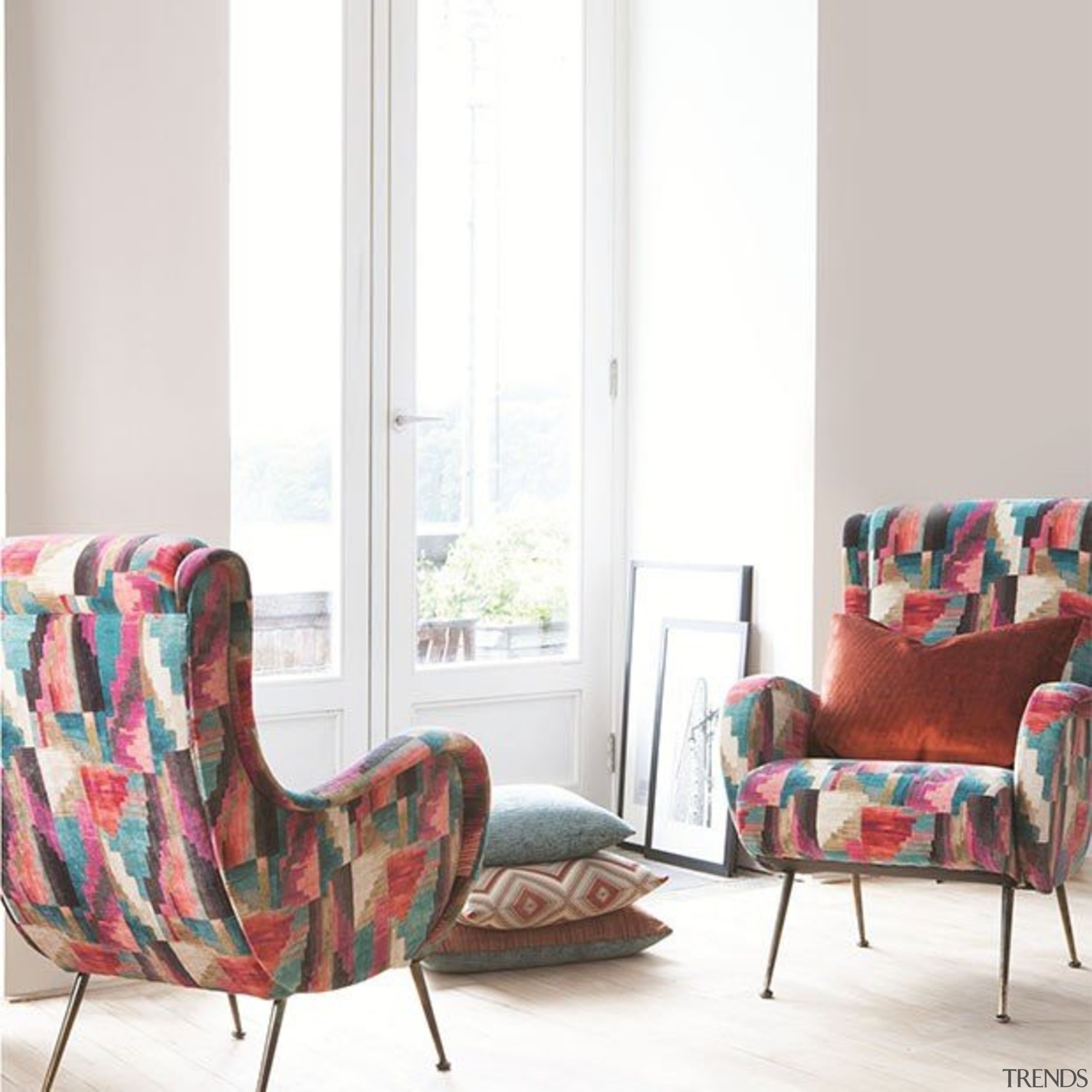 Kaleidoscope 1 - Kaleidoscope 1 - chair | chair, couch, cushion, furniture, home, interior design, living room, room, table, window, white